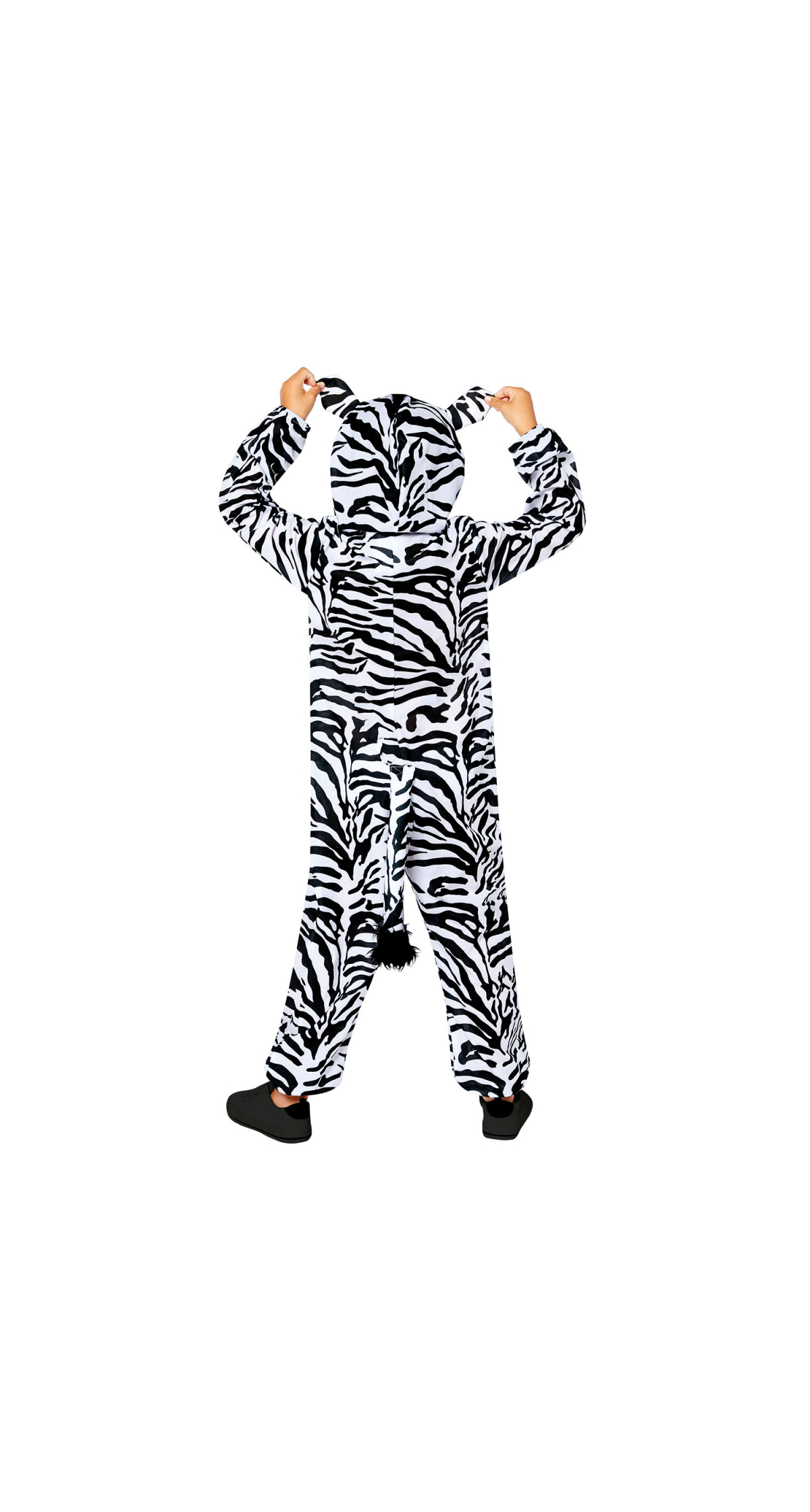 Zebra Animal Onesie Child Costume - Age 4 to 6 Years - Image 4