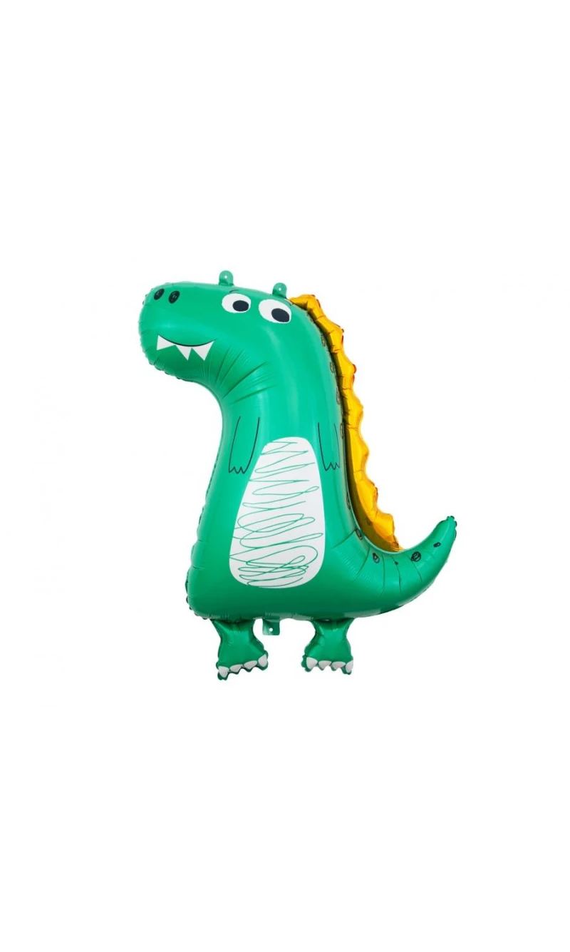 Friendly Dinosaur Foil Balloon - 70cm