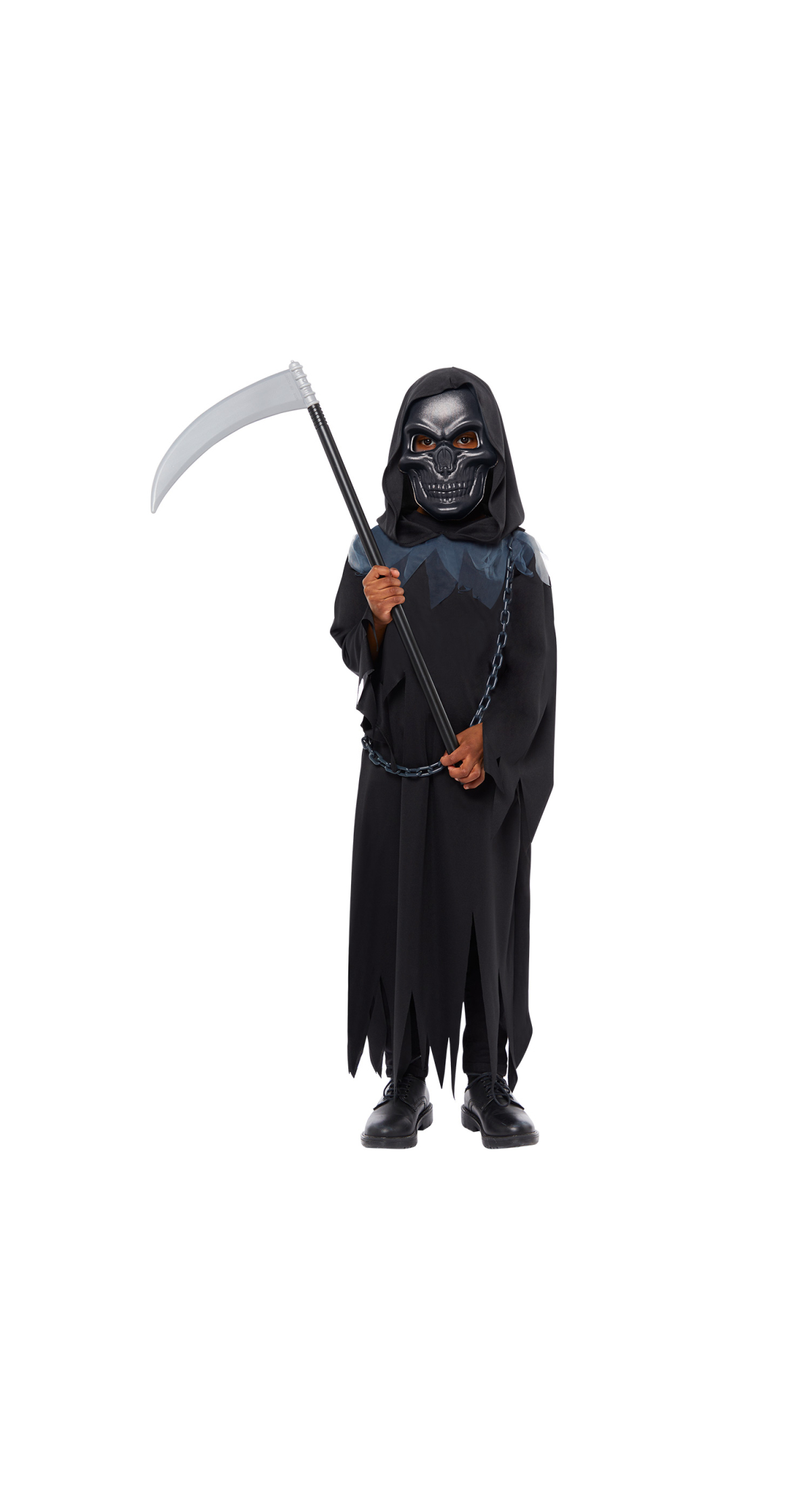 Dark Grim Reaper Costume - Age 8 to 10 Years