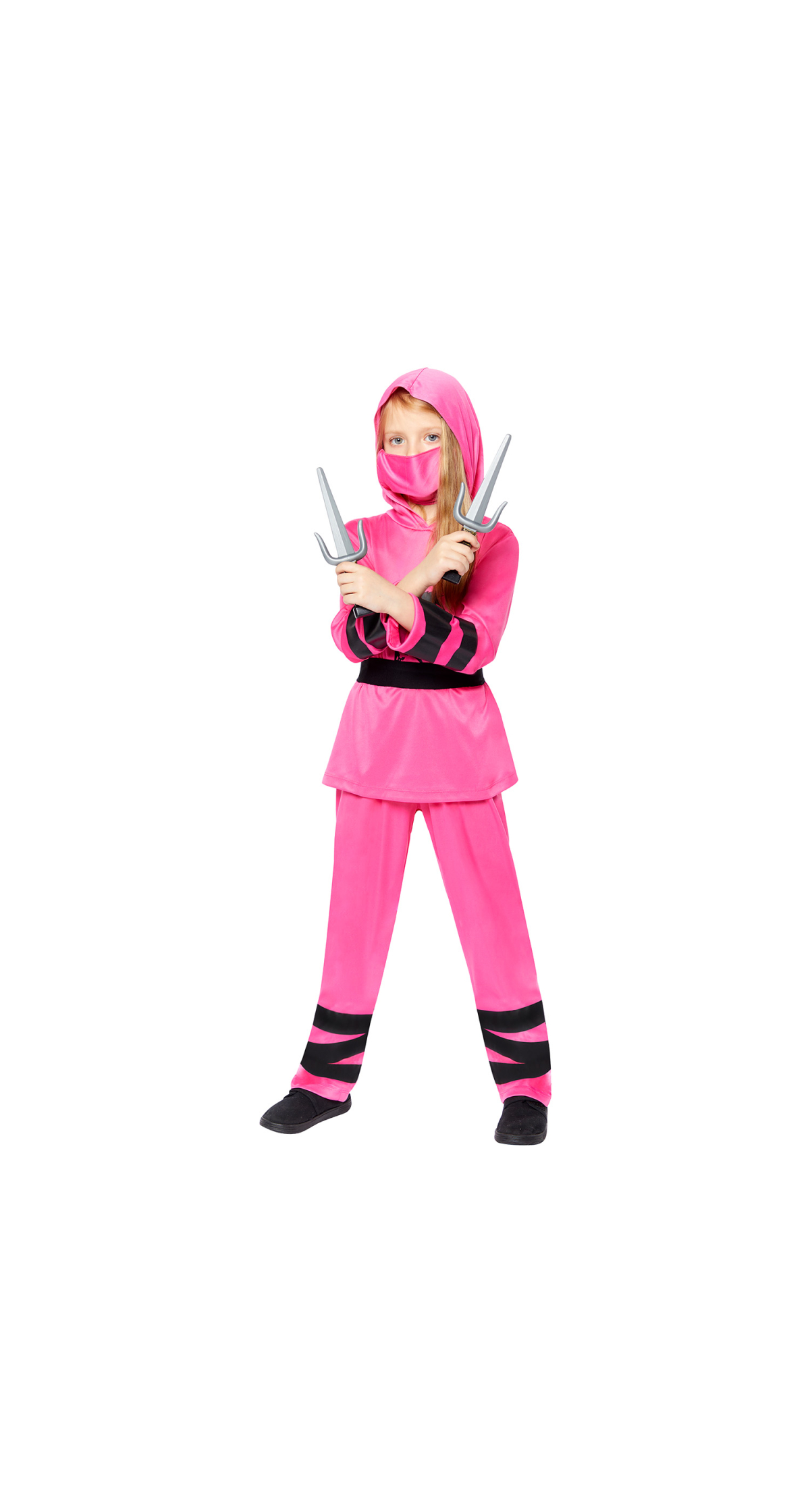 Ninja Warrior Girl Pink Costume - Age 4 to 6 Years - Image 2