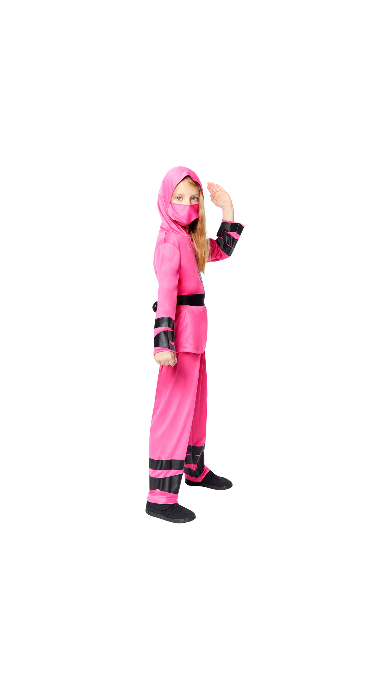 Ninja Warrior Girl Pink Costume - Age 4 to 6 Years - Image 3