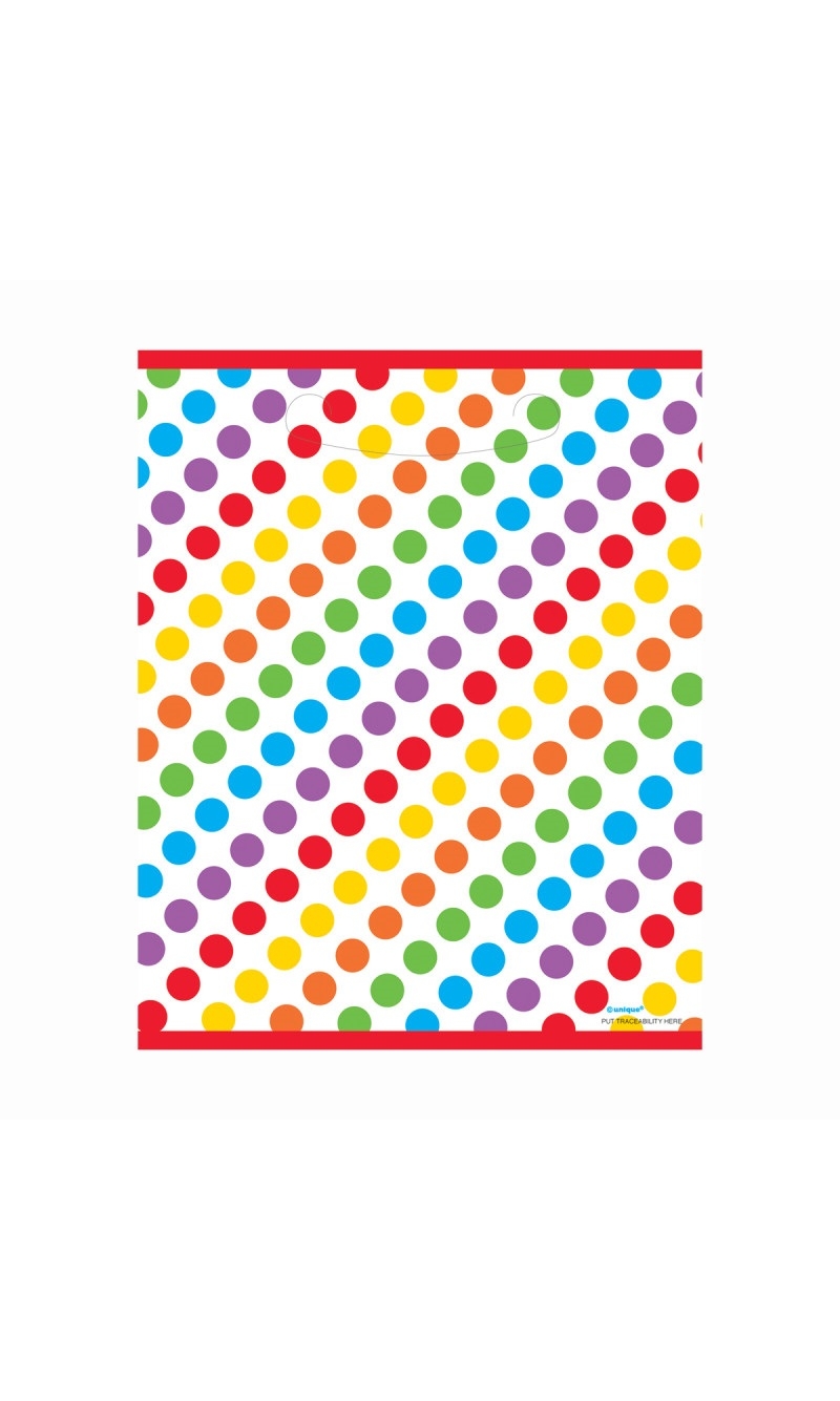 Rainbow Birthday Party Loot Bags - 8pk