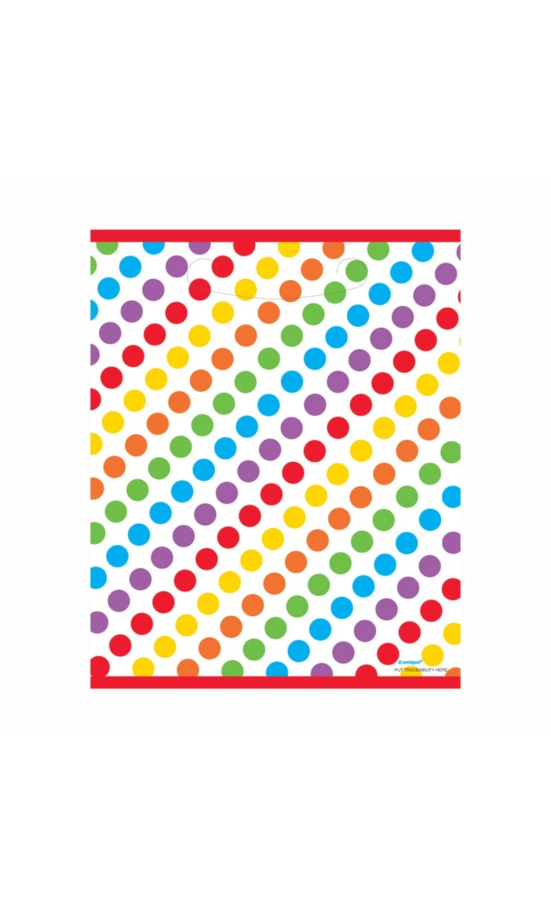 Rainbow Birthday Party Loot Bags - 8pk