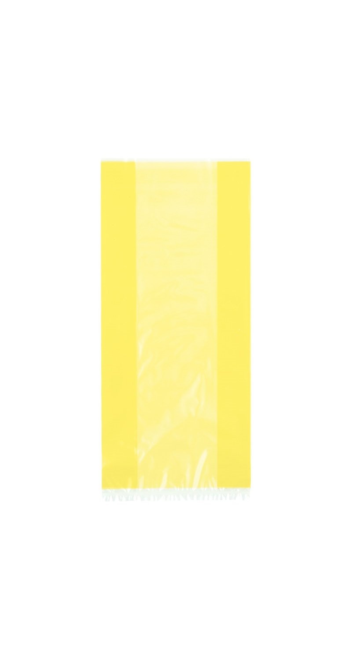 Yellow Cellophane Bags (12.7cm x 28cm) - 30pk