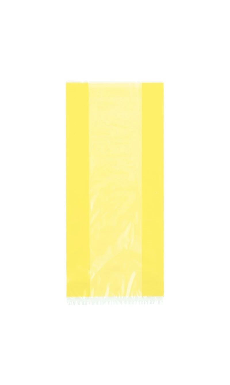 Yellow Cellophane Bags (12.7cm x 28cm) - 30pk