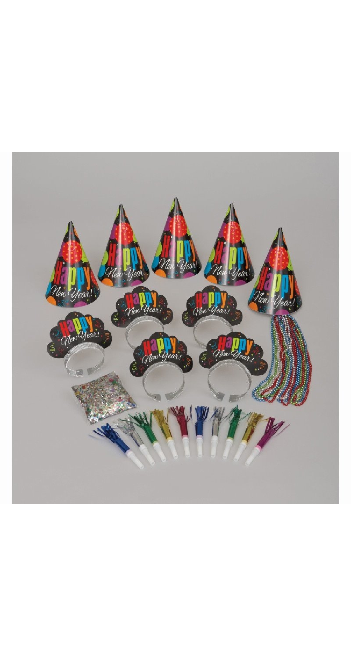 New Years Cheers Box Kit for 10 People - 31pcs