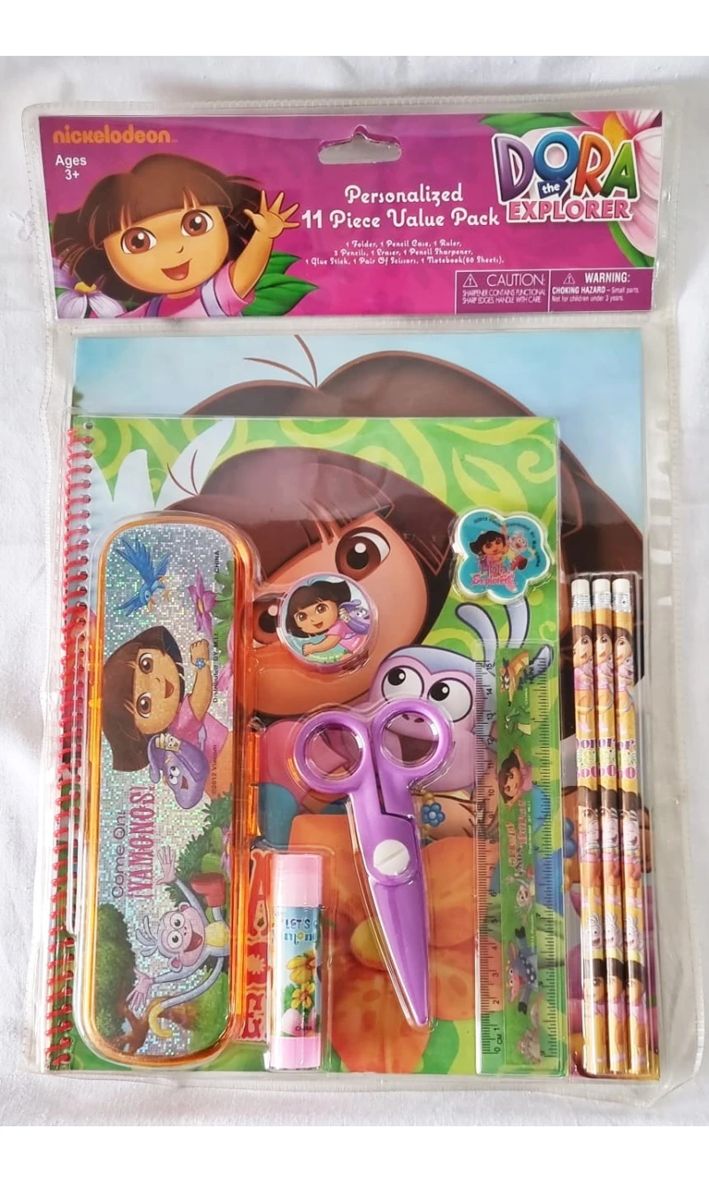 Dora The Explorer Stationery Set 11pcs - For Age 3+ Years