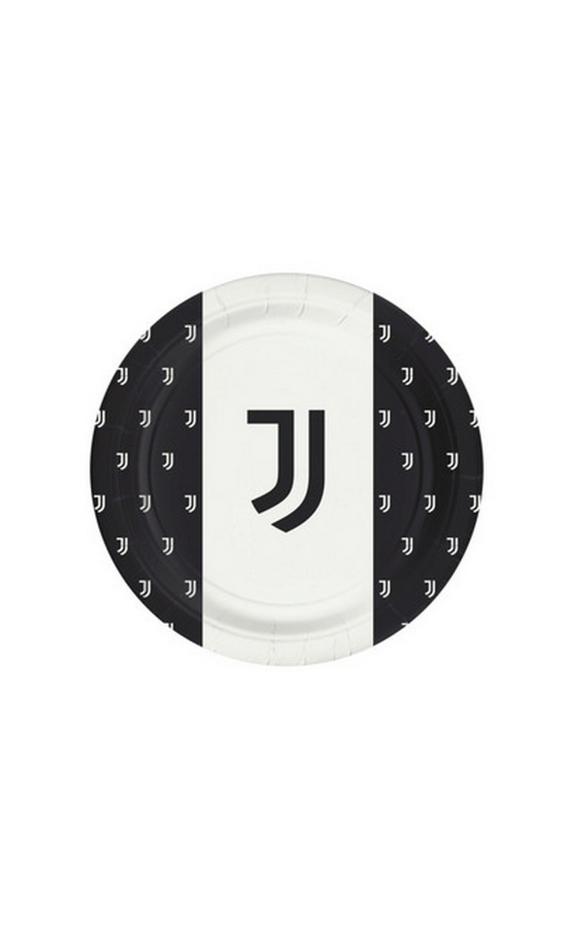 Juventus Party Plates 18cm - 8pk