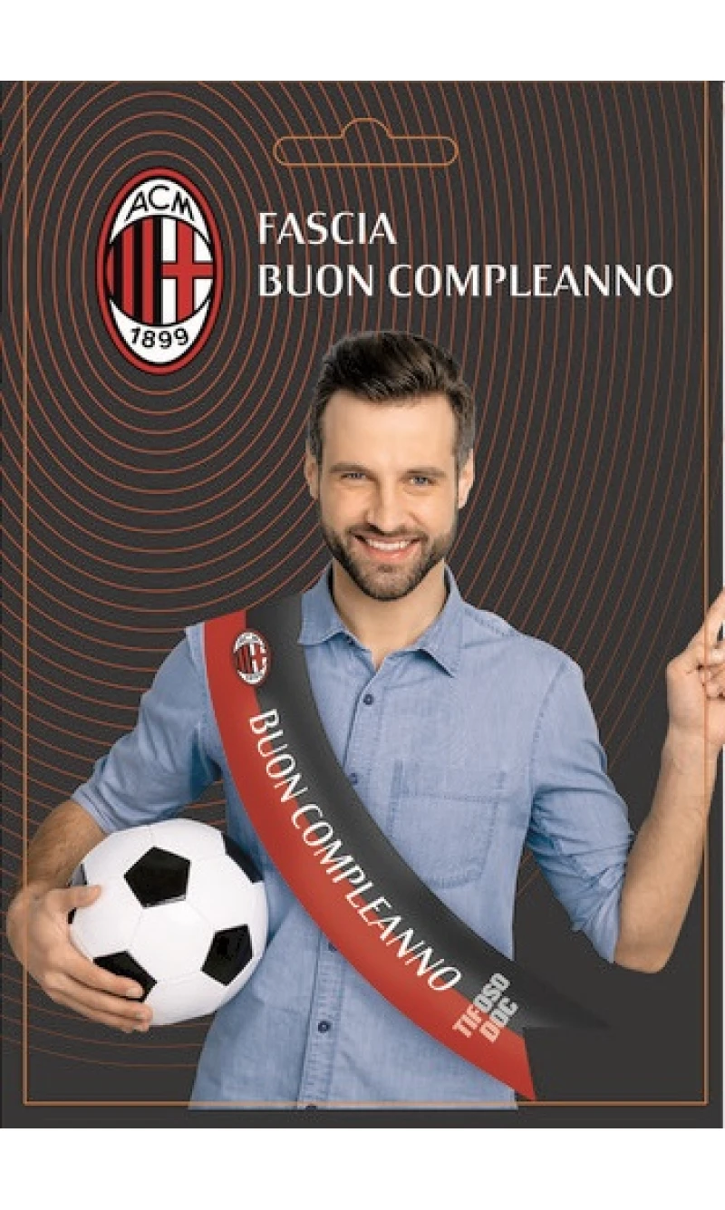 Milan Buon Compleanno Sash