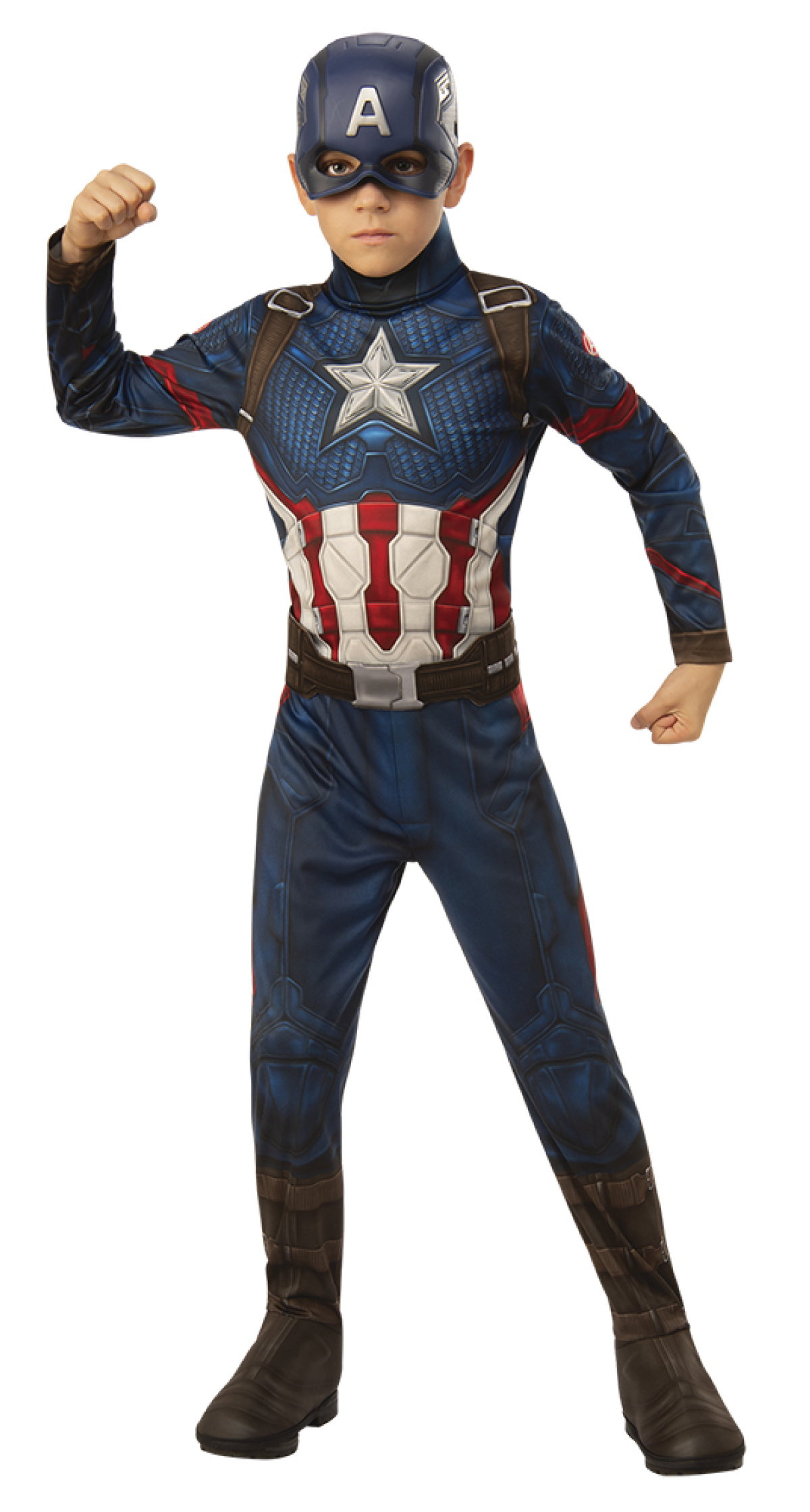 Official Licensed Captain America Costume (Size S) - Age 3 to 4 Years