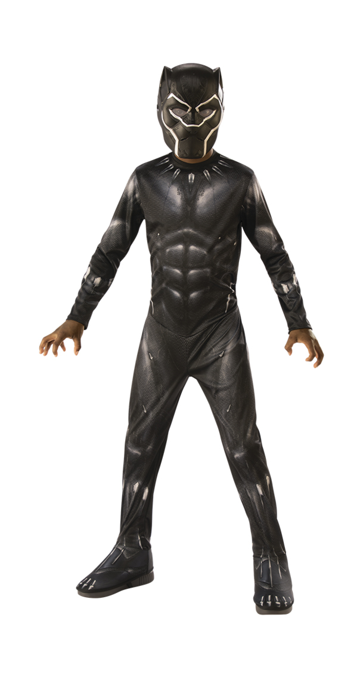 Official Licensed Black Panther Costume (Size L) - Age 8 to 10 Years