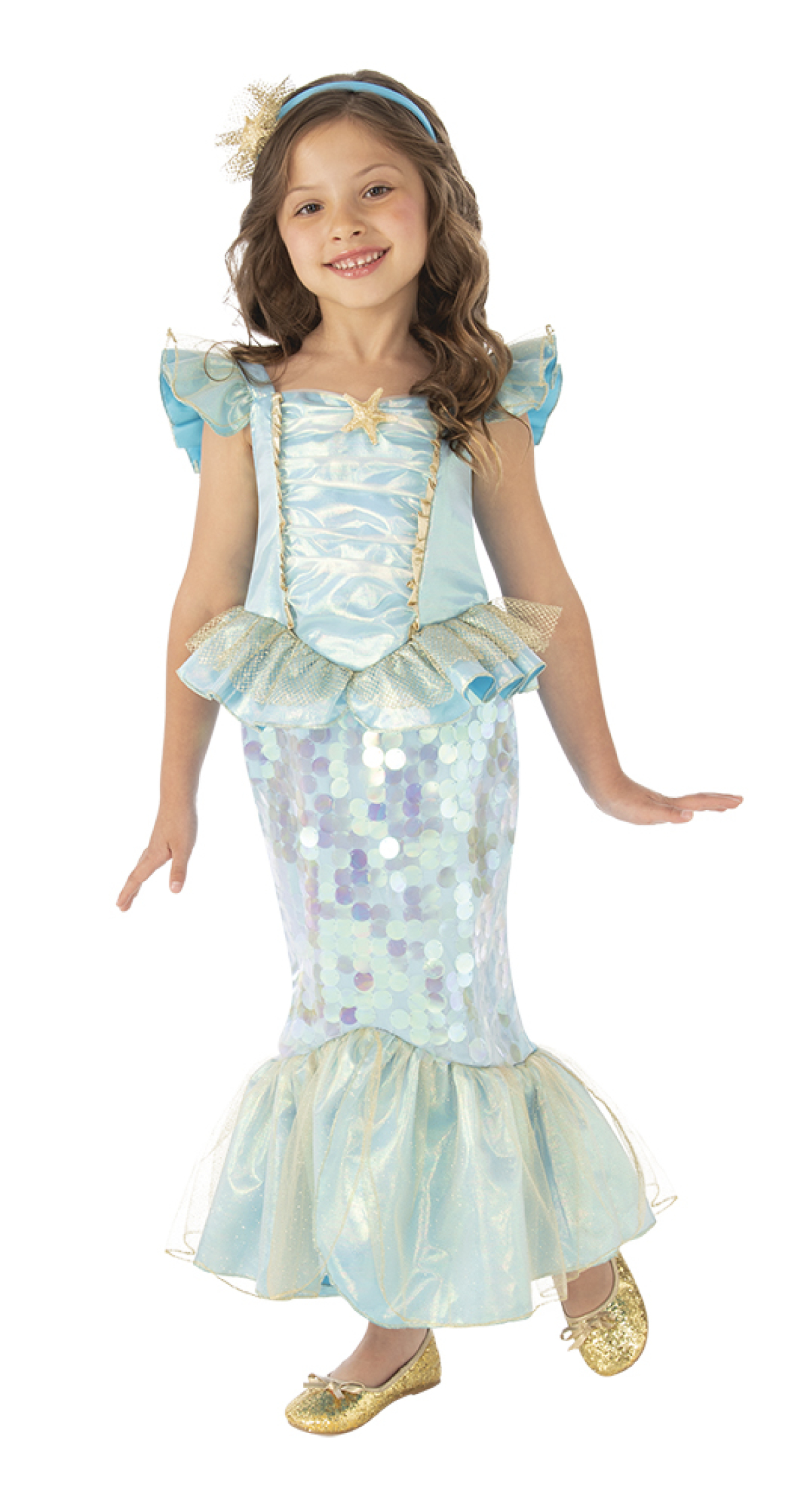 Cute Little Mermaid Costume (Size L) - Age 8 to 10 Years