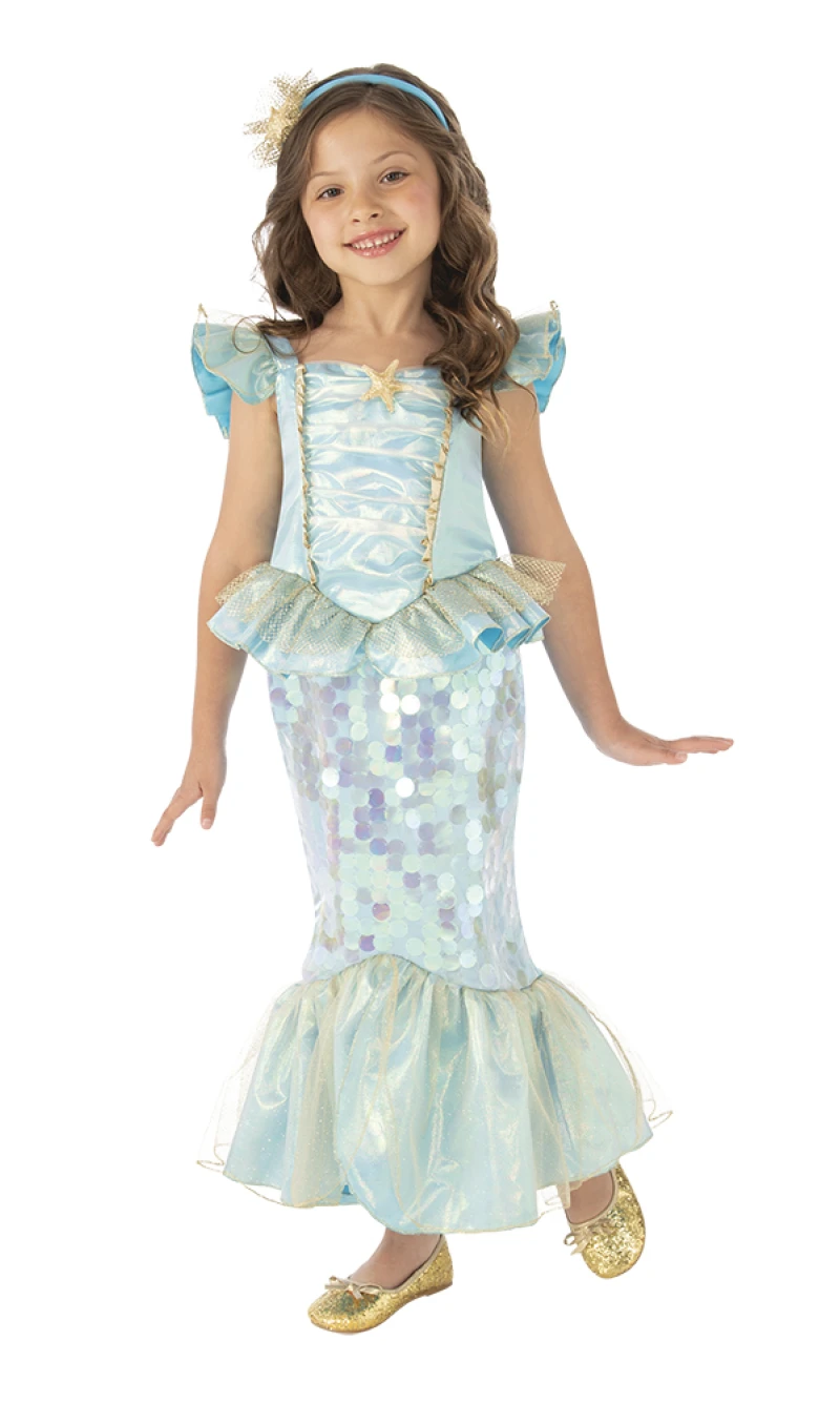 Cute Little Mermaid Costume (Size S) - Age 3 to 4 Years