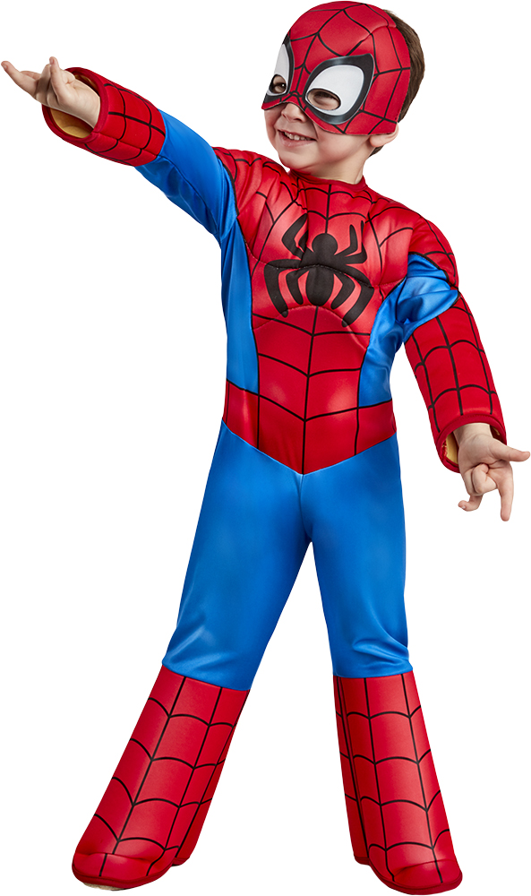 Official Licensed Spider-Man Costume (Size 3T4T) - Age 3 to 4 Years