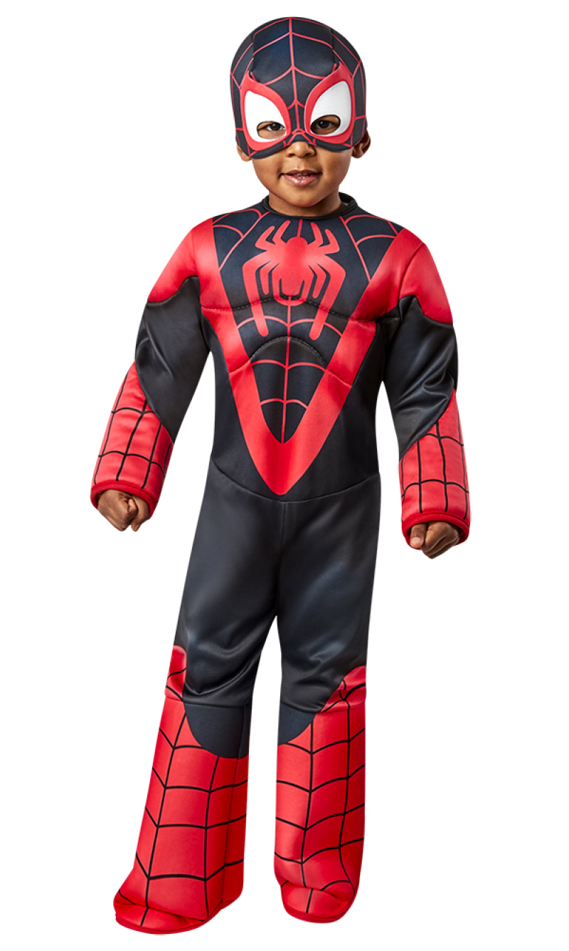 Official Licensed Miles Morales Spin Deluxe Costume - Age 3 to 4 Years