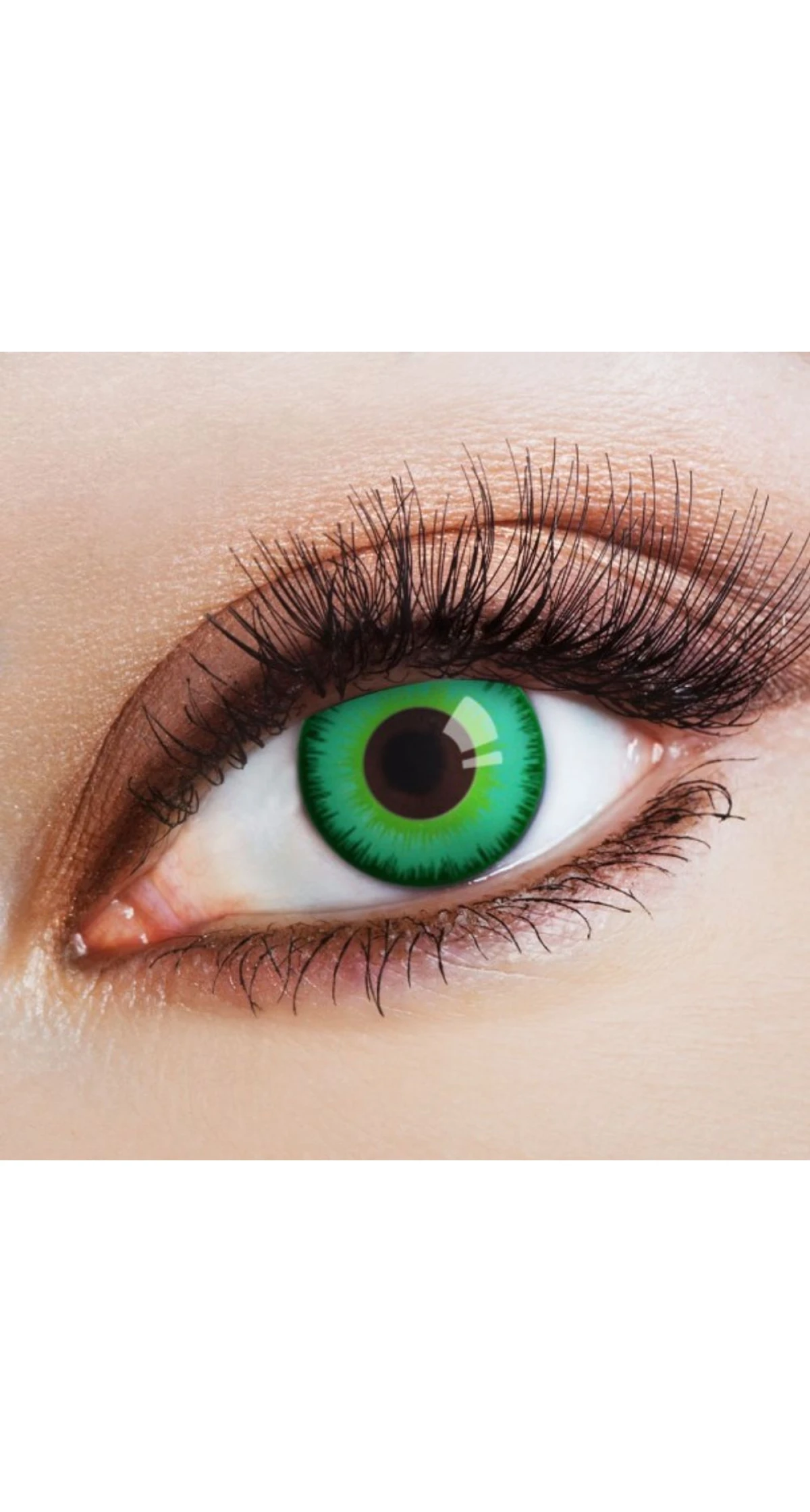 Contact Lenses Magic Green Eye (1 Pair) - 12 Month Use