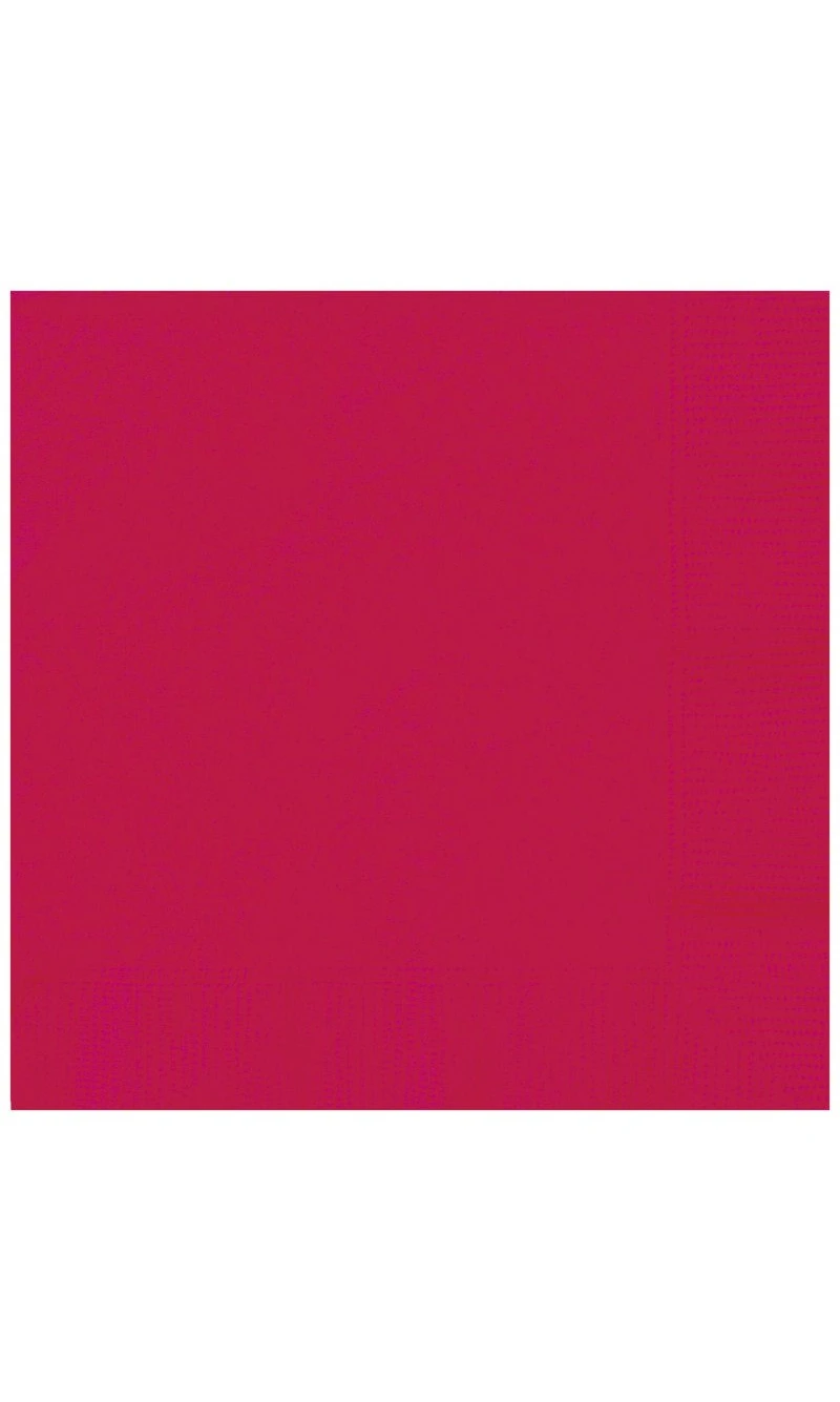 Ruby Red Luncheon Napkins - 20pk