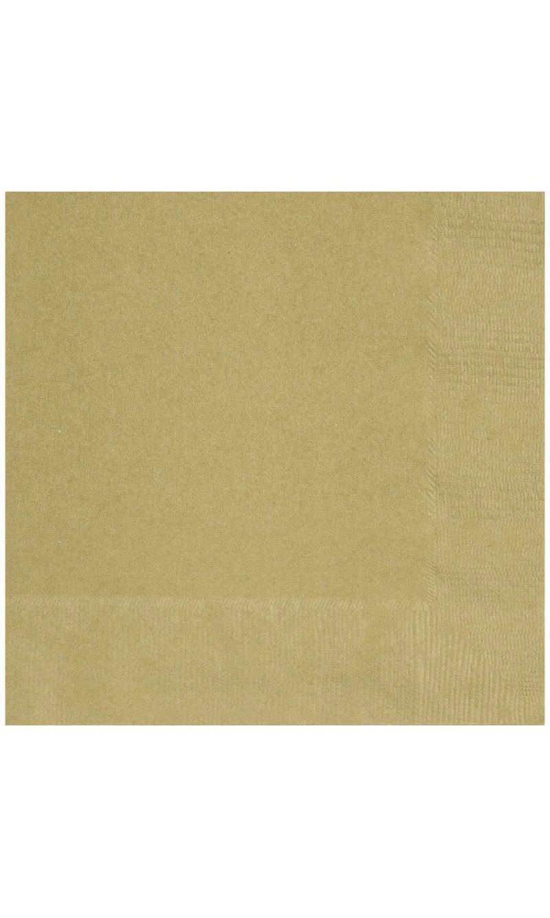 Gold Luncheon Napkins - 20pk