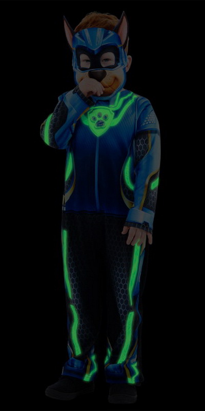 Licensed Offical Paw Patrol Chase (Glow in the Dark) - Age 3 to 4 Years