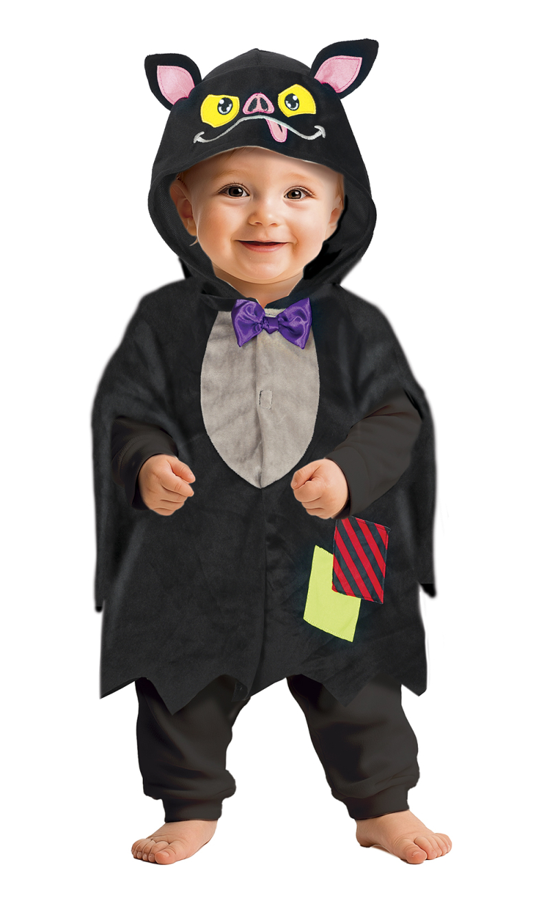 Halloween Bat Poncho Baby Costume - Age 18 to 24 Months