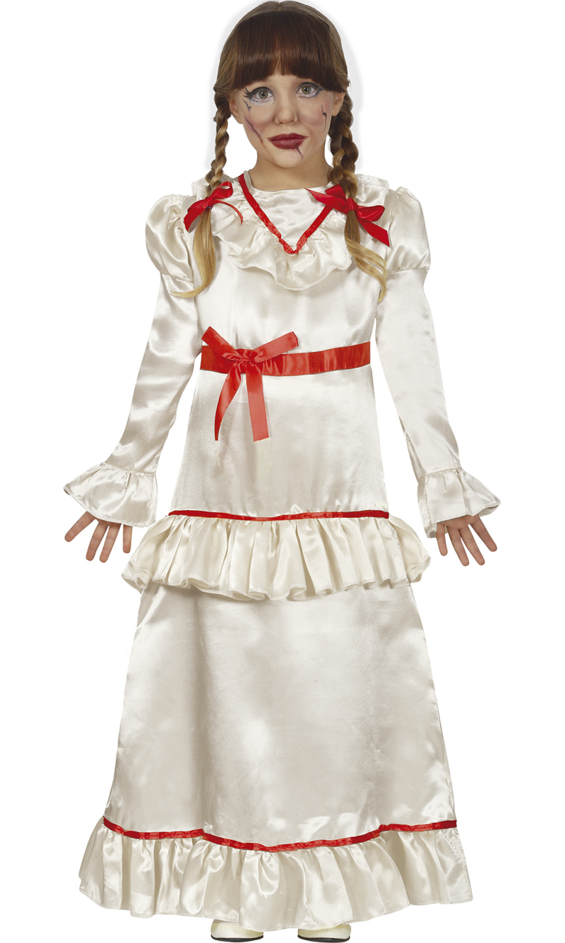 Annabelle Devil Doll Girl Costume - Age 10 to 12 Years