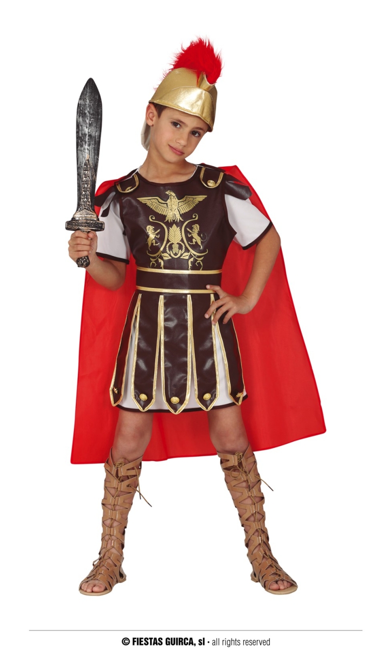Gladiator Roman Centurion Boy Costume - Age 7 to 9 Years