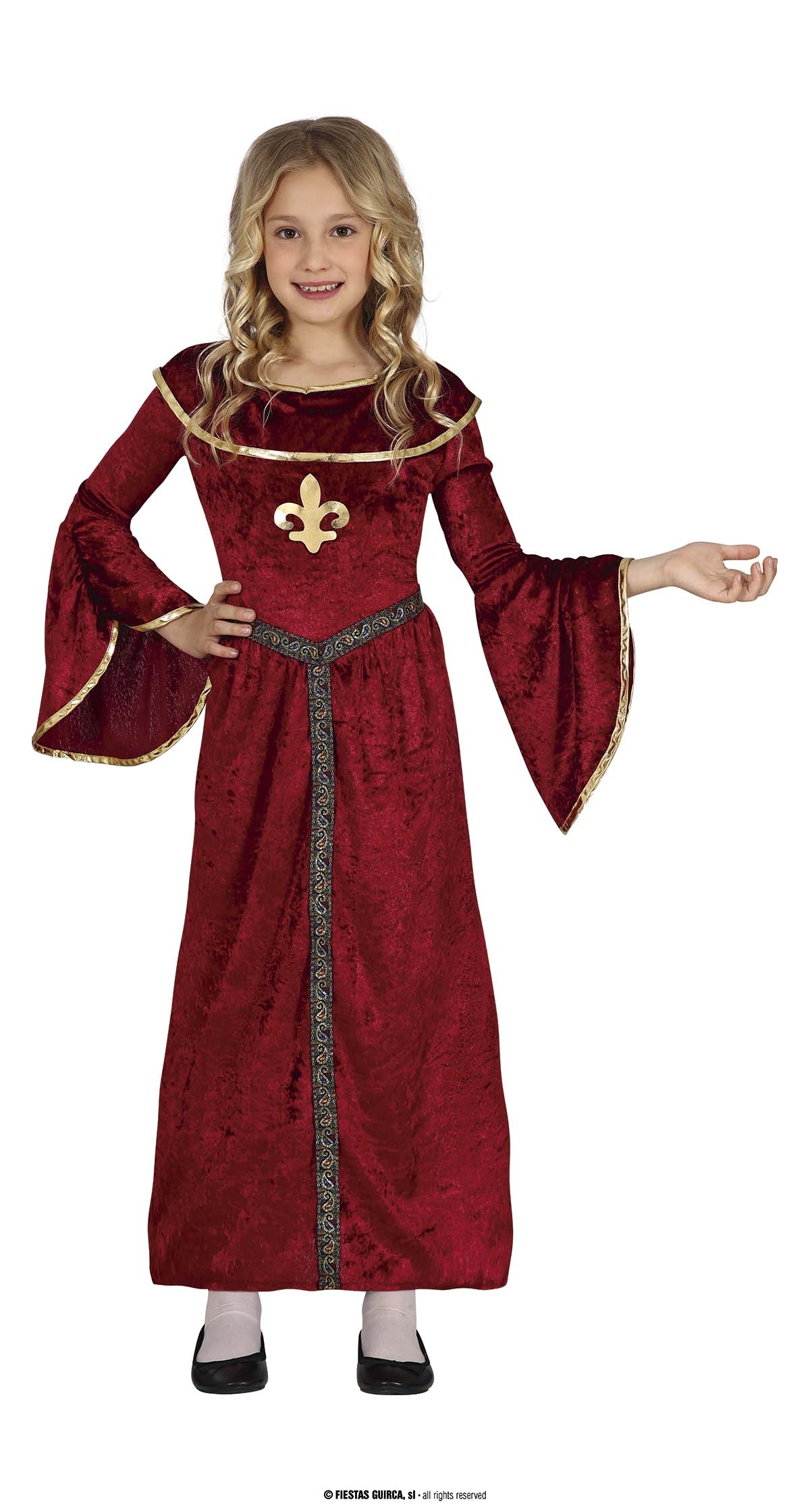 Medieval Princess Girl Costume - Age 5 to 6 Years