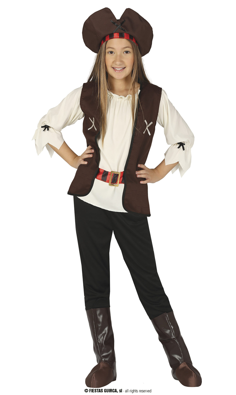 Pirate Of The Seven Seas Girl - Age 10 to 12 Years