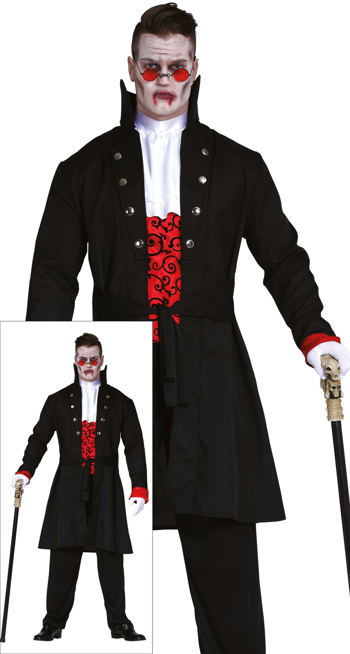 Victorian Vampire Teen Costume - Age 14 to 16 Years