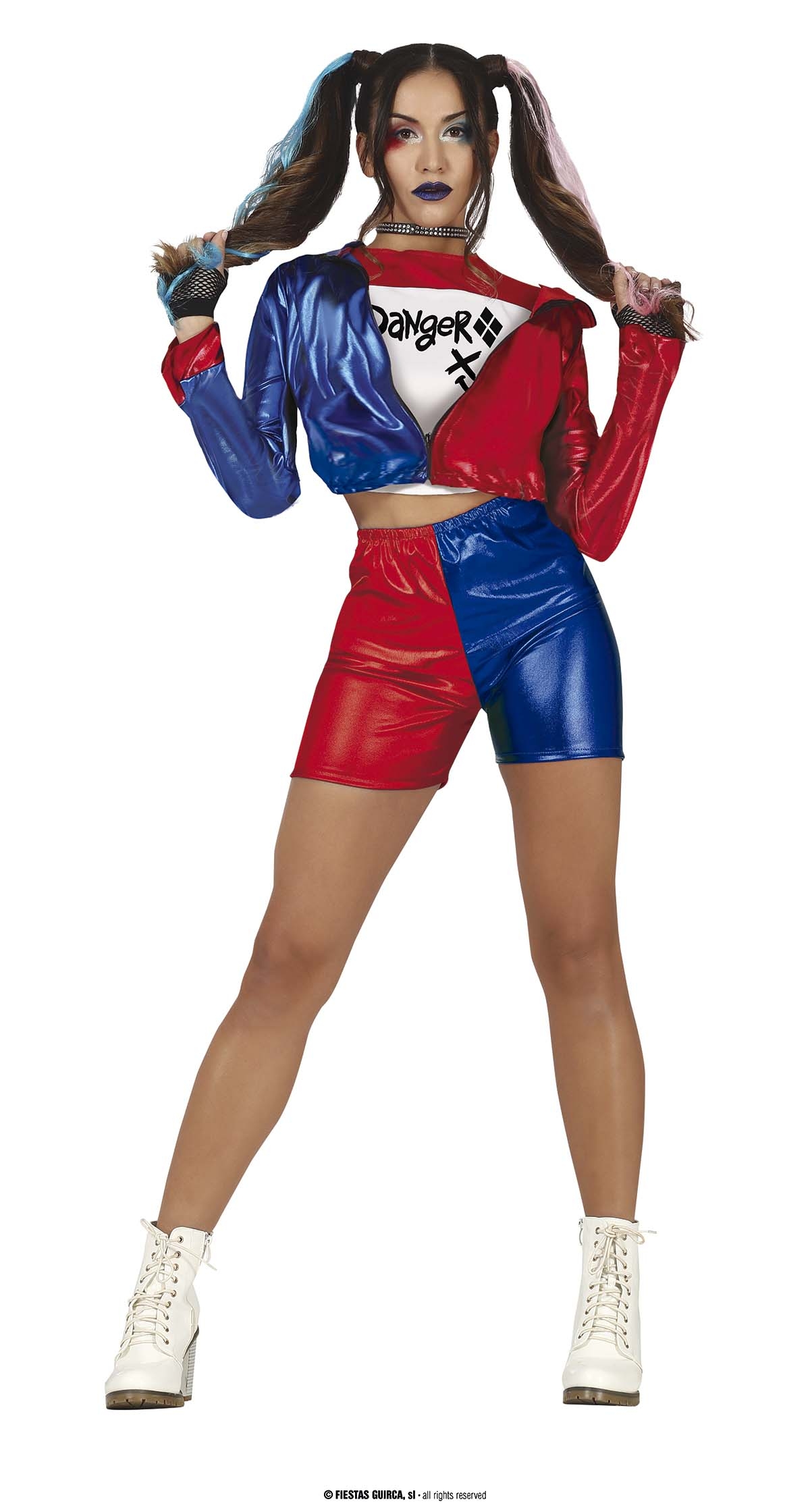 Harley Quinn Dangerous Glam Costume - Adult Size Large (42-44)