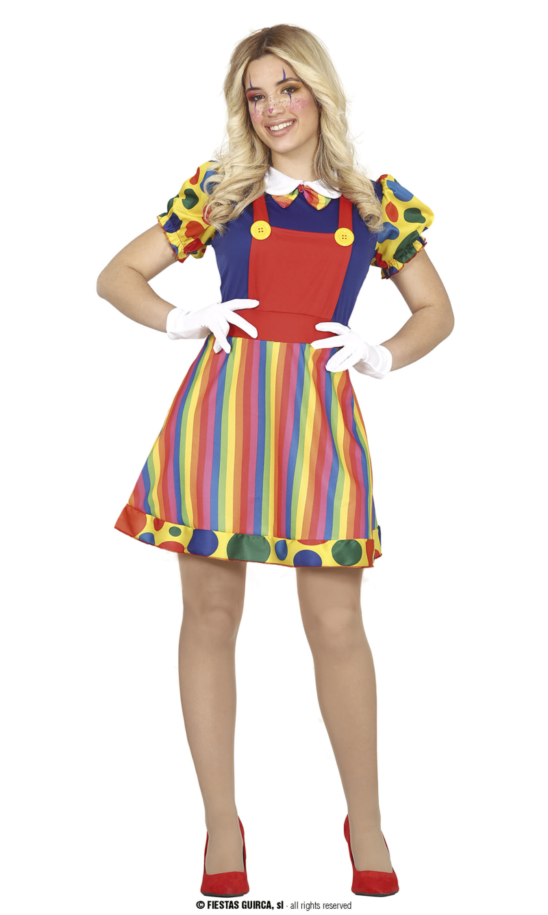 Lovely Clown Lady - Adult Size Small (36-38)