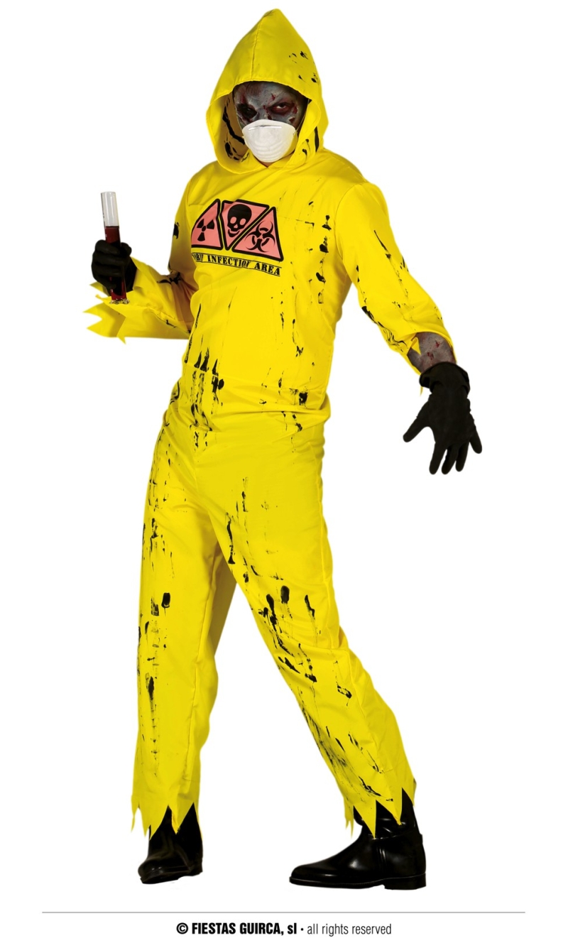 Radioactive Zombie Costume - Adult Size Large (52-54)