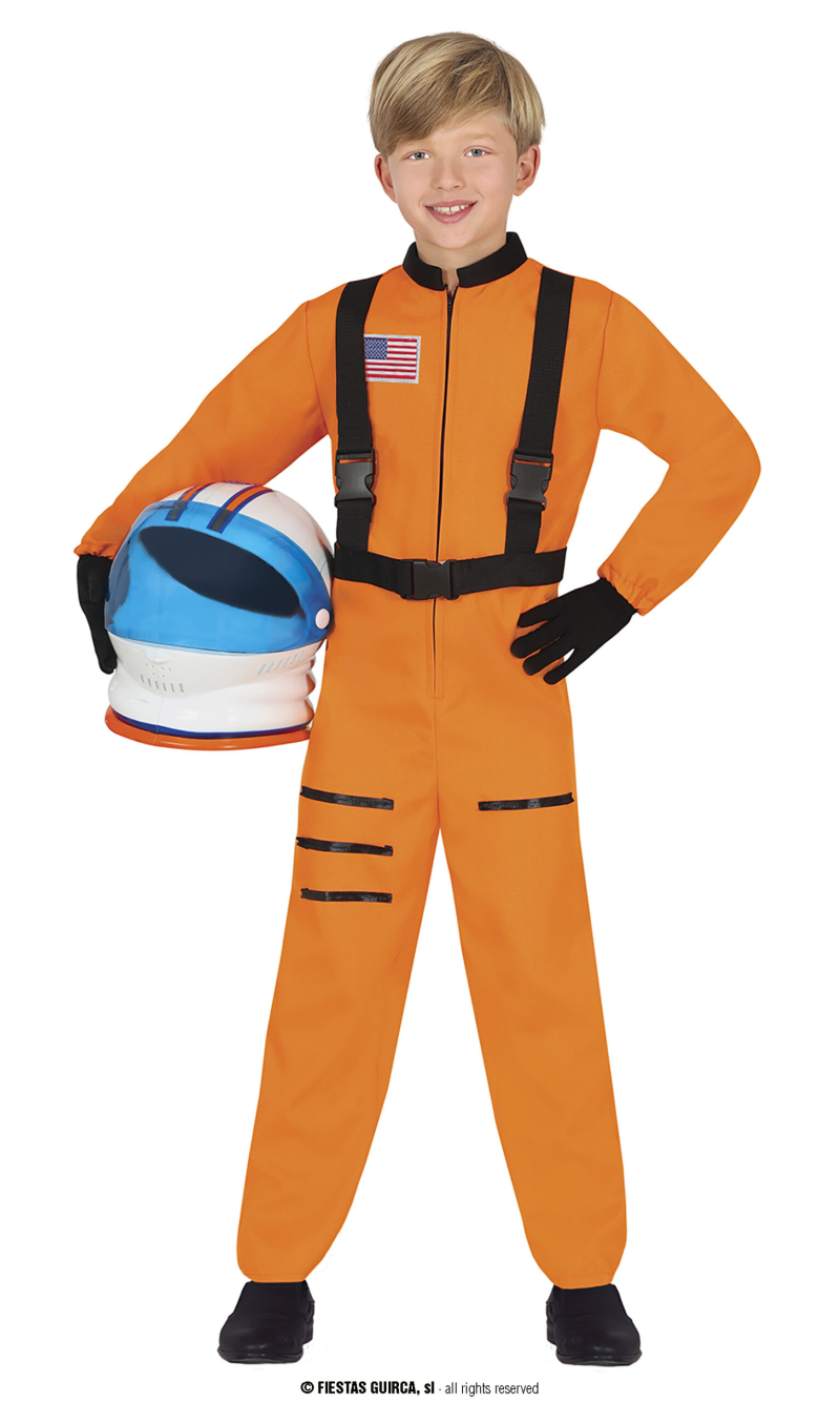 Orange Astronaut Boy - Age 5 to 6 Years