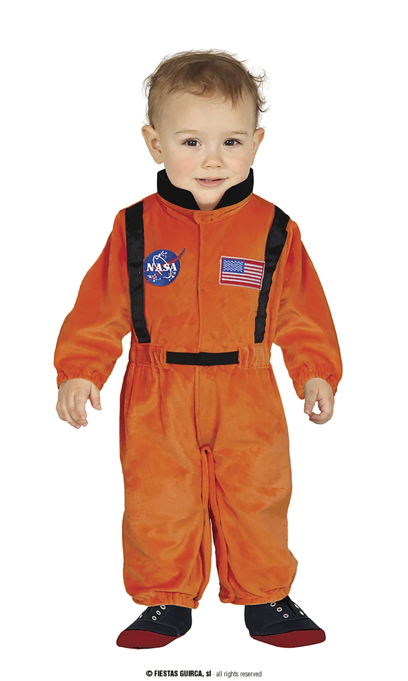 Orange Astronaut Baby - Age 12 to 18 Months