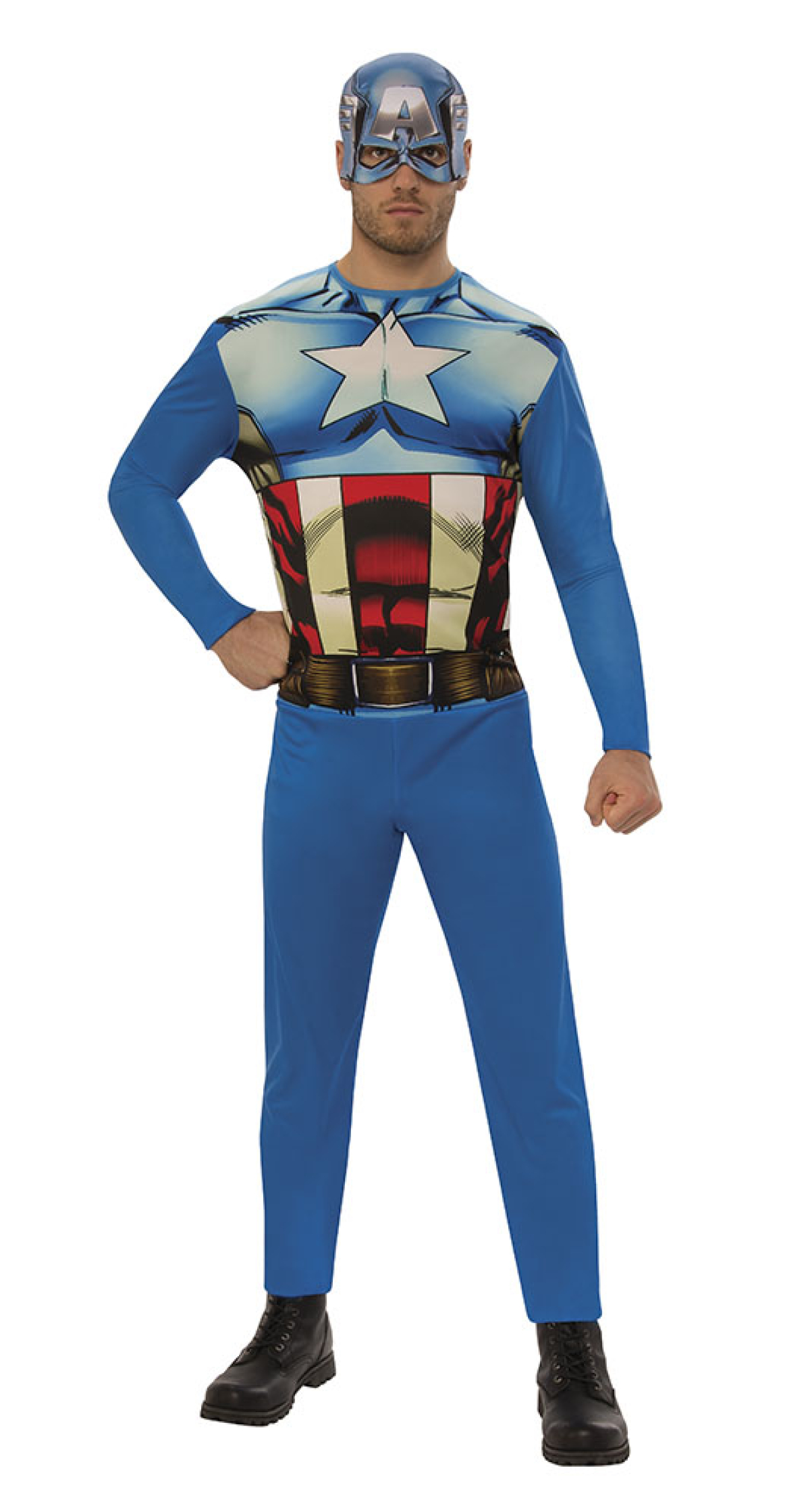 Official Licensed Captain America Opp Costume - Adult Size Medium