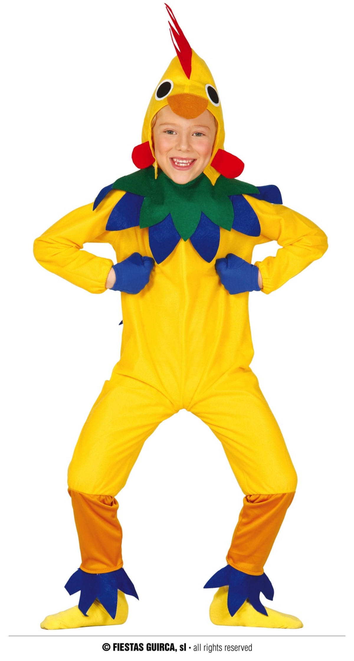 Unisex Rooster Costume - Age 7 to 9 Years