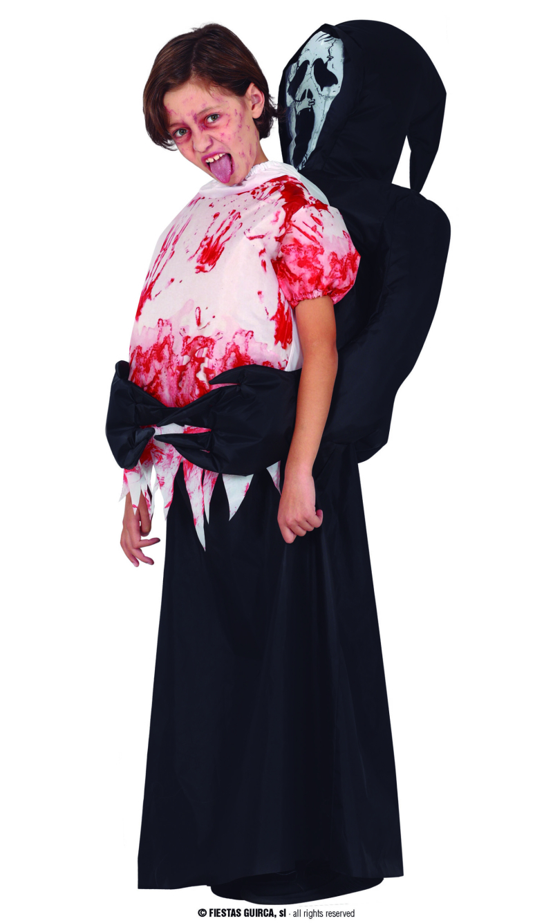 The Dead Scream Inflatable Costume - Age 7 to 9 Years