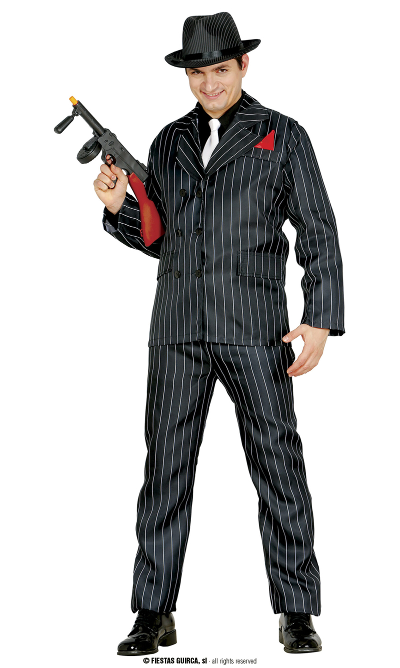 Gangster Mr Gomez - Adult Size Extra Large (54-56)