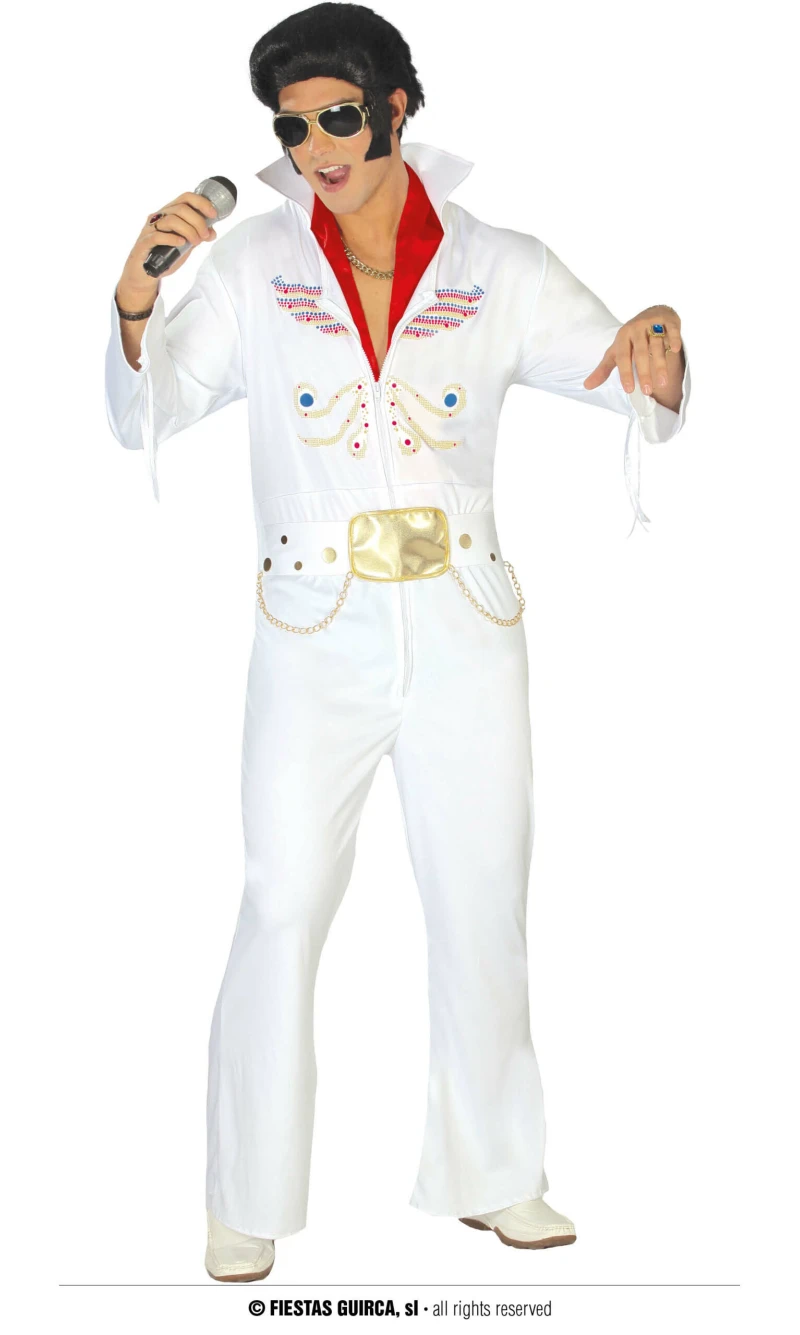 Elvis Presley (Rey Del Rock) - Adult Size Extra Large (54-56)