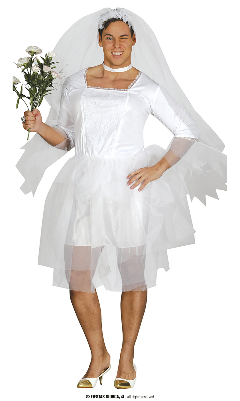 Funny Male Bride - Adult Size XXL (56-58)