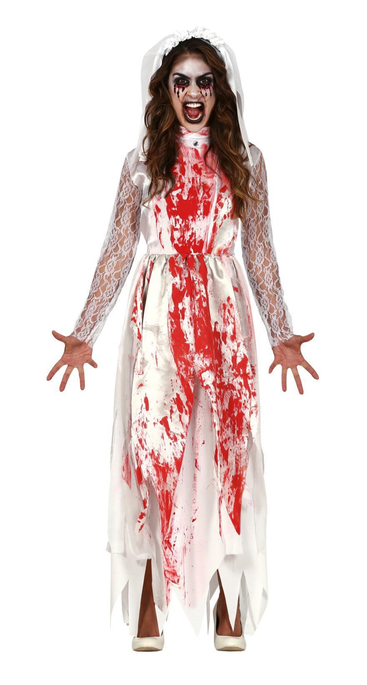 Bloody Bride Woman Costume - Adult Size Extra Large (44-46)