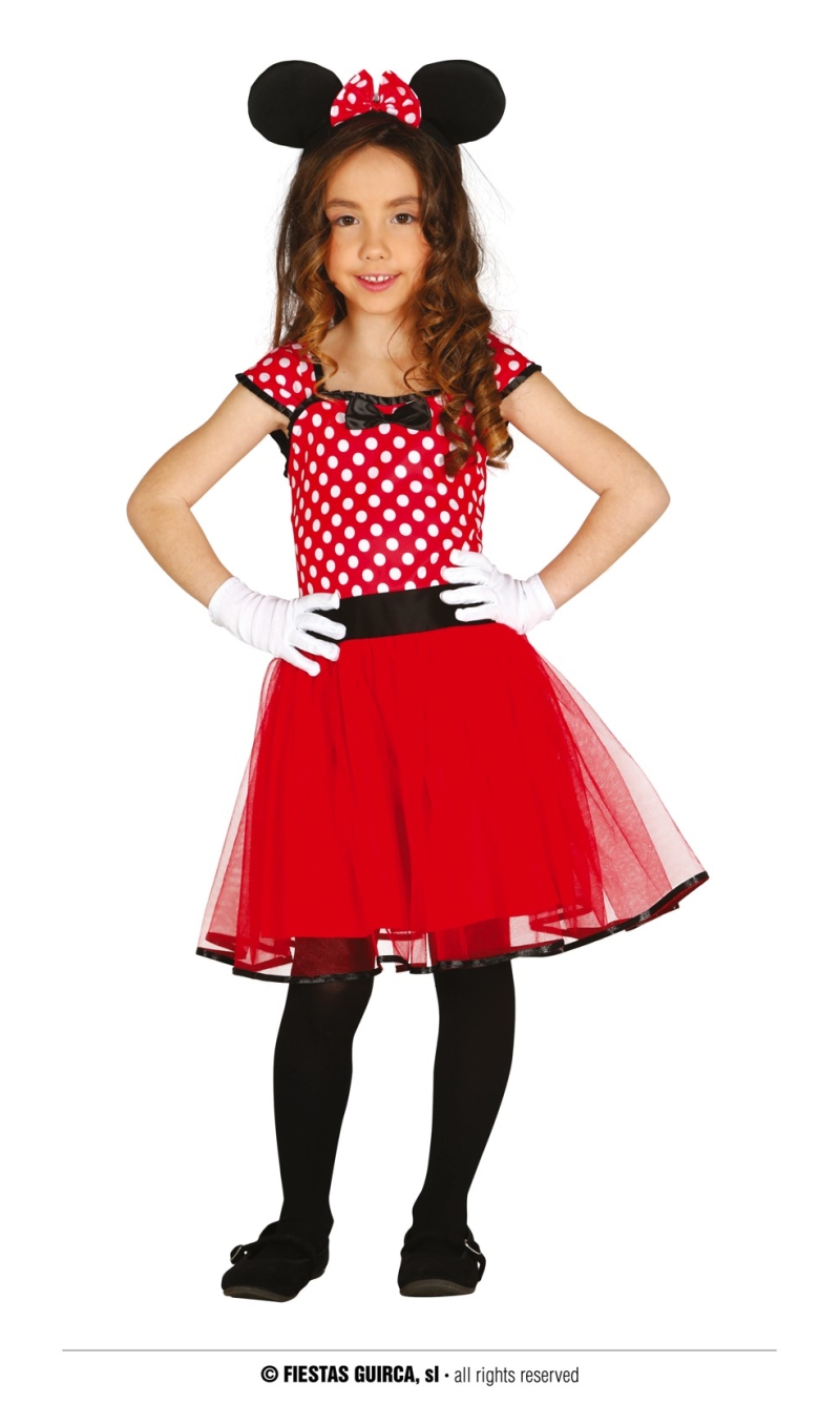 Cute Minnie Mouse Girl Costume - Age 7 to 9 Years