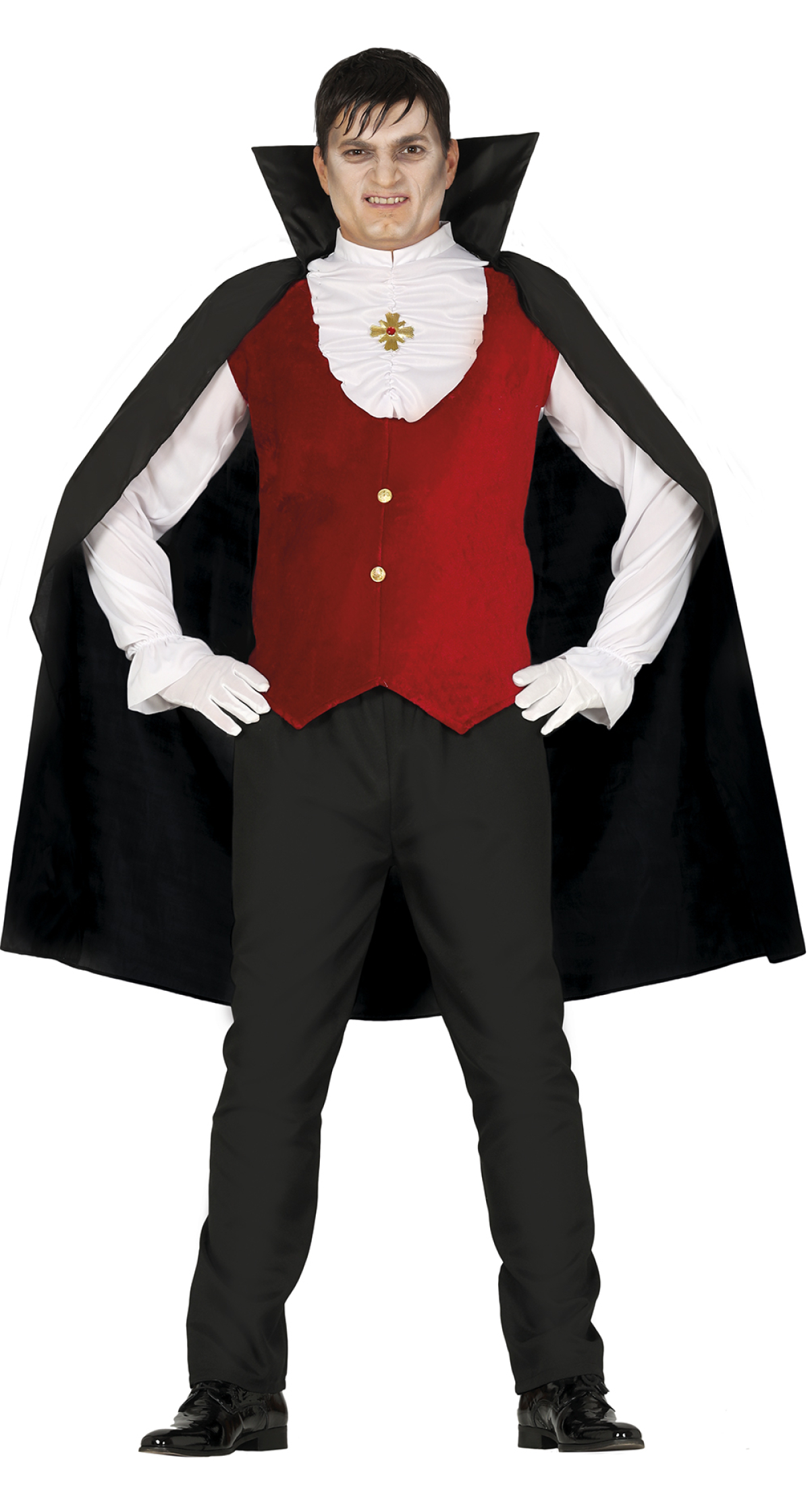 Vampire Count Man Costume - Adult Size Medium (48-50)