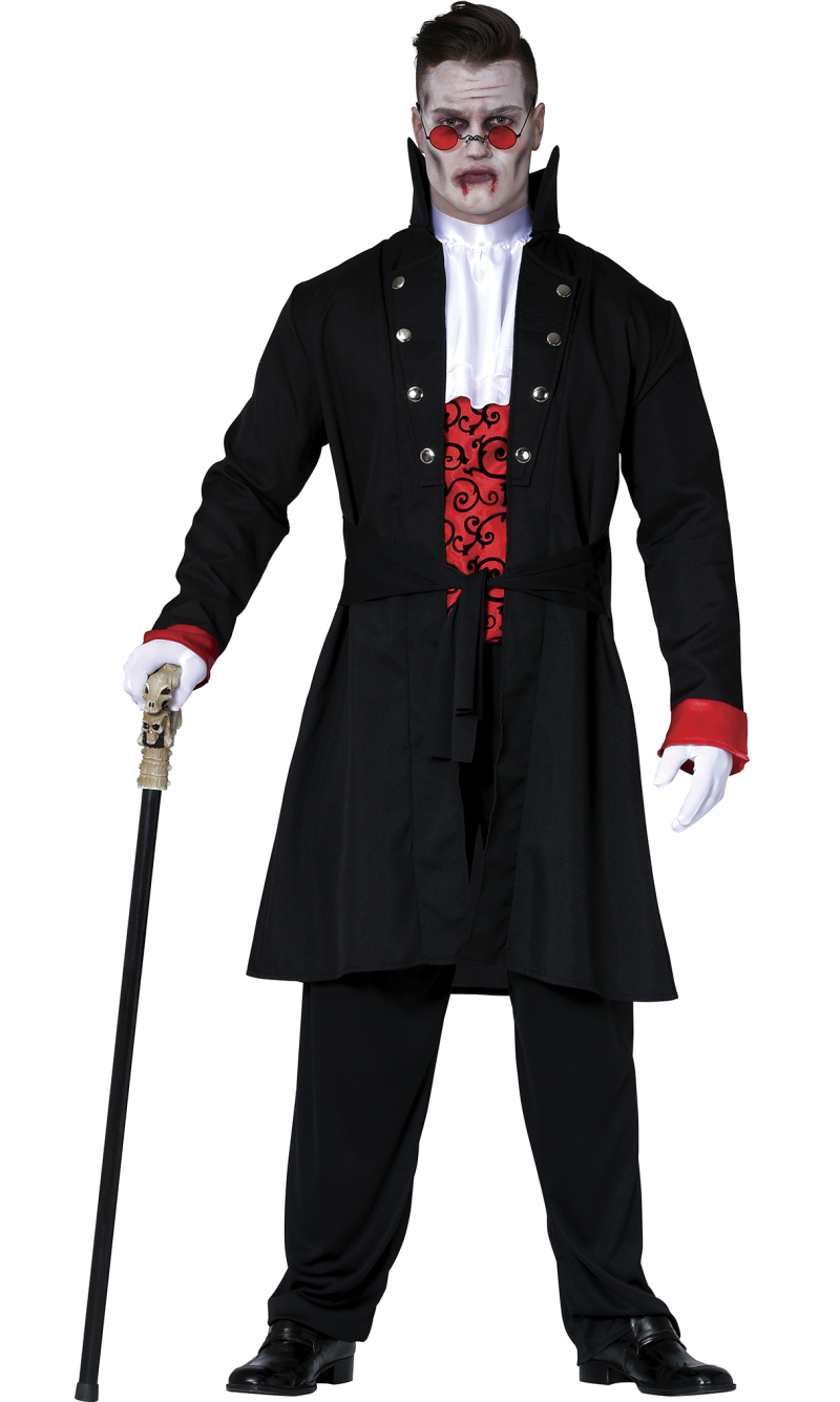 Victorian Vampire Man Costume - Adult Size Medium (48-50)