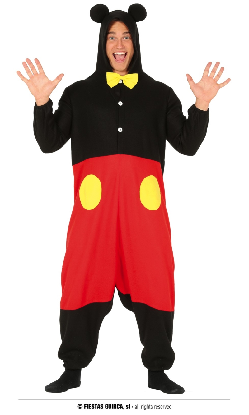Mickey Mouse Kigurumimi Onesie - Adult Size Large (52-54)
