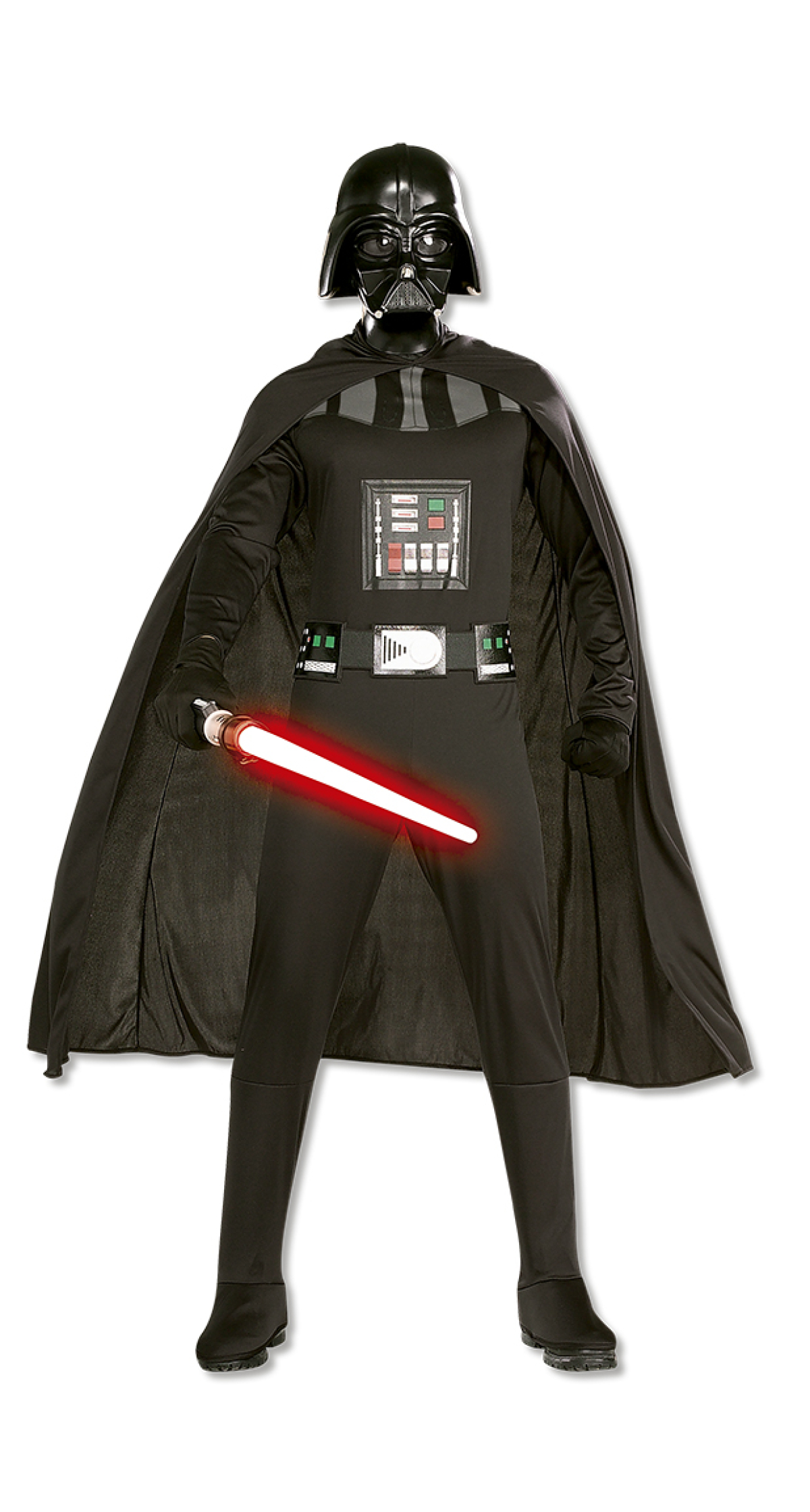 Official Licensed Darth Vader Costume With Lightsaber - Adult Size Standard