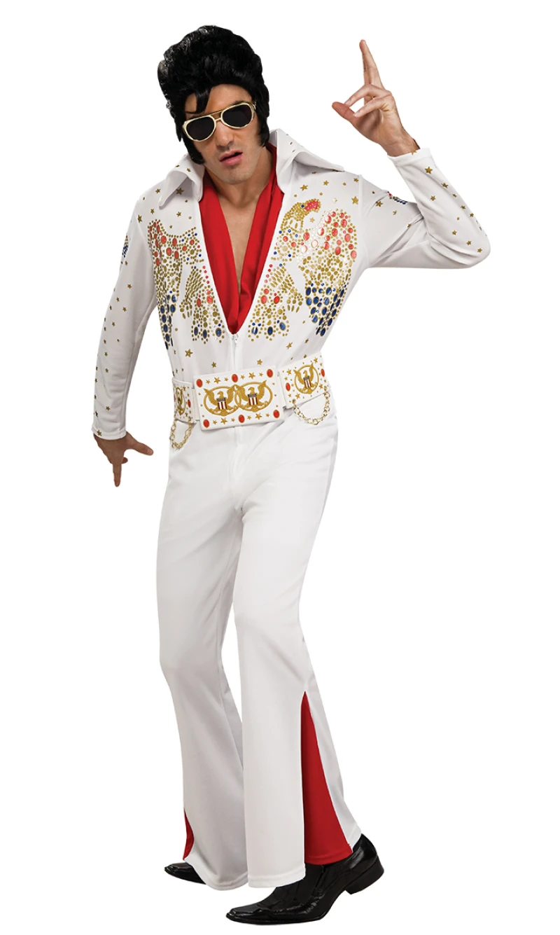 Official Licensed Elvis Deluxe Costume - Adult Size Large