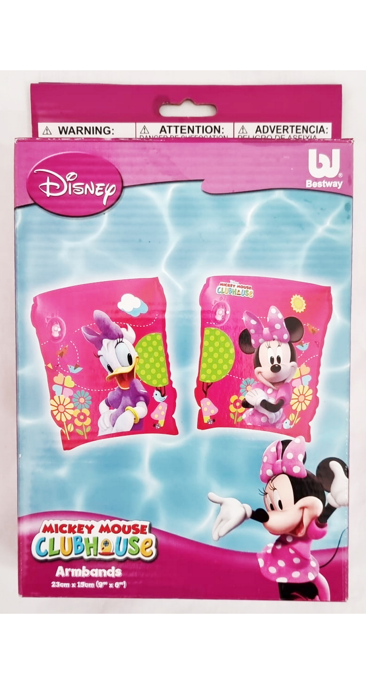 Disney Minnie Mouse Armbands 23x15cm - For Age 3+ Years
