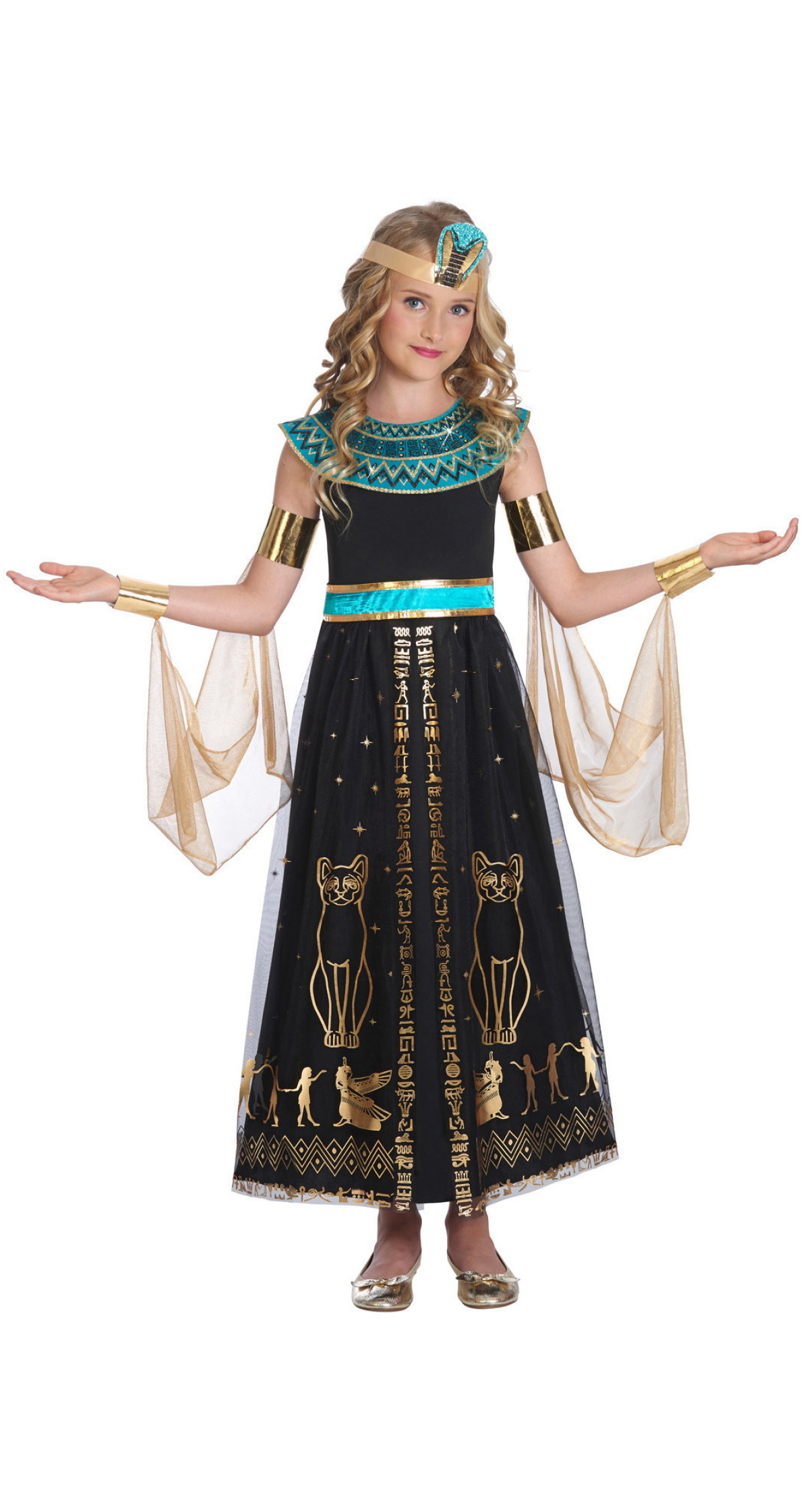 Dazzling Cleopatra Girl Costume - Age 8 to 10 Years