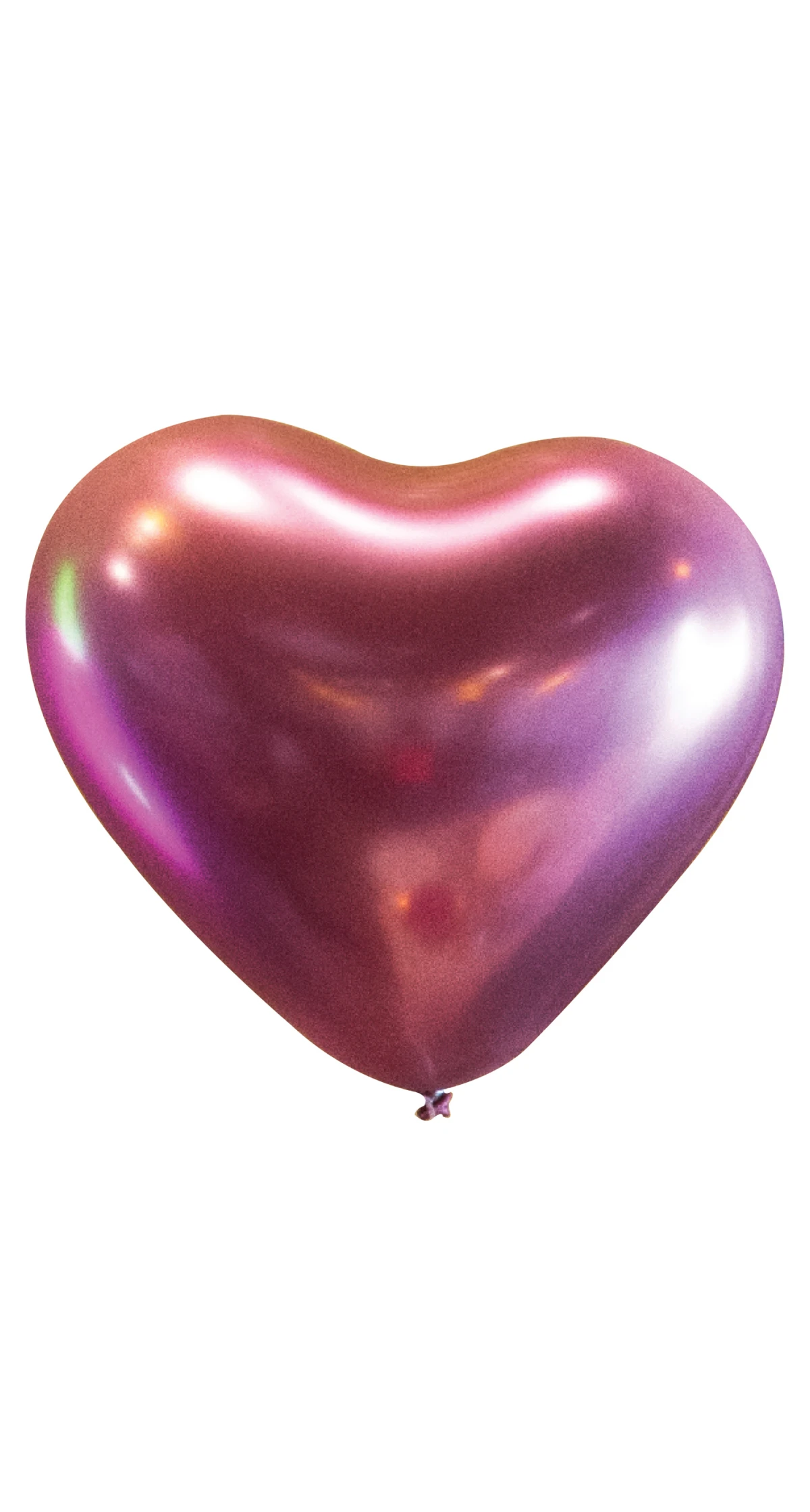 Everts Heart Latex Balloon Satin Luxe Flamingo – (12″/30cm) - 1pc